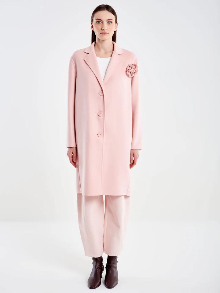 Vicolo Cappotto Ovetto Rosa con Fiore TAB0002 30/2 VICOLO 