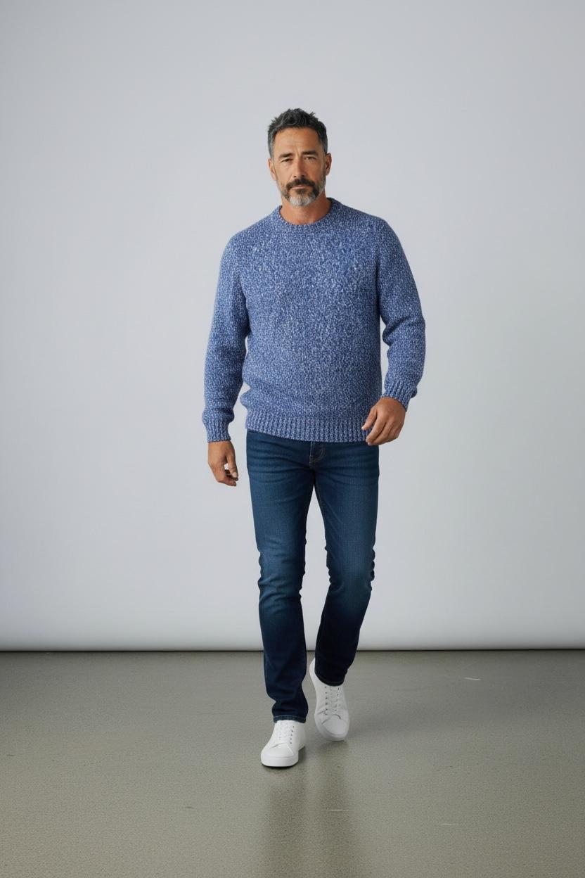 Maglione girocollo Bluette Luigi Gentile LG1254 88 LUIGI GENTILE 