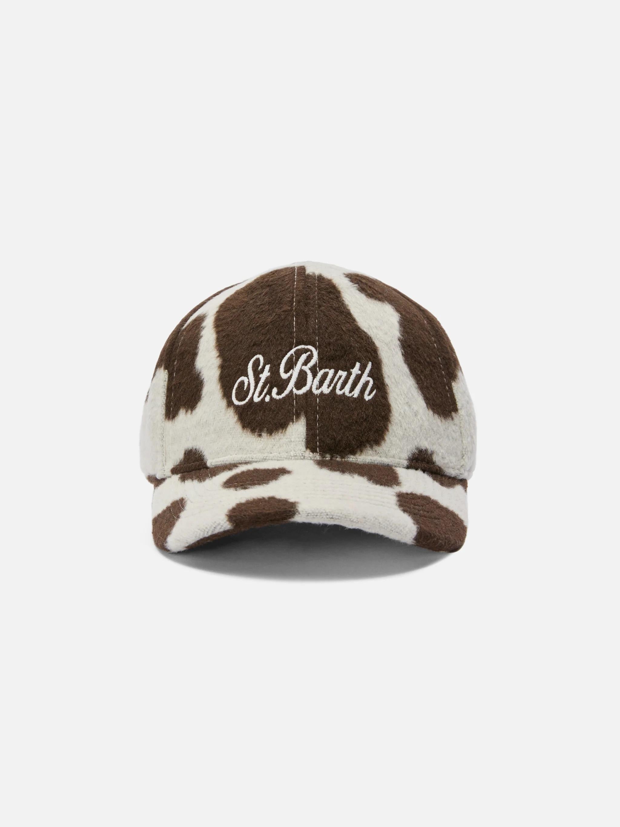 Cappello con visiera Baseball Felt in misto lana muccata BASB0010 01434I MC2 SAINT BARTH 