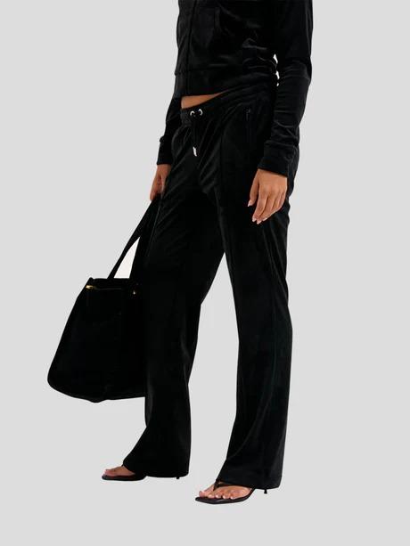 JUICY COUTURE TINA OUTLINE TRACKPANT BLACK VIJH70699WPF J00 JUICY COUTURE 