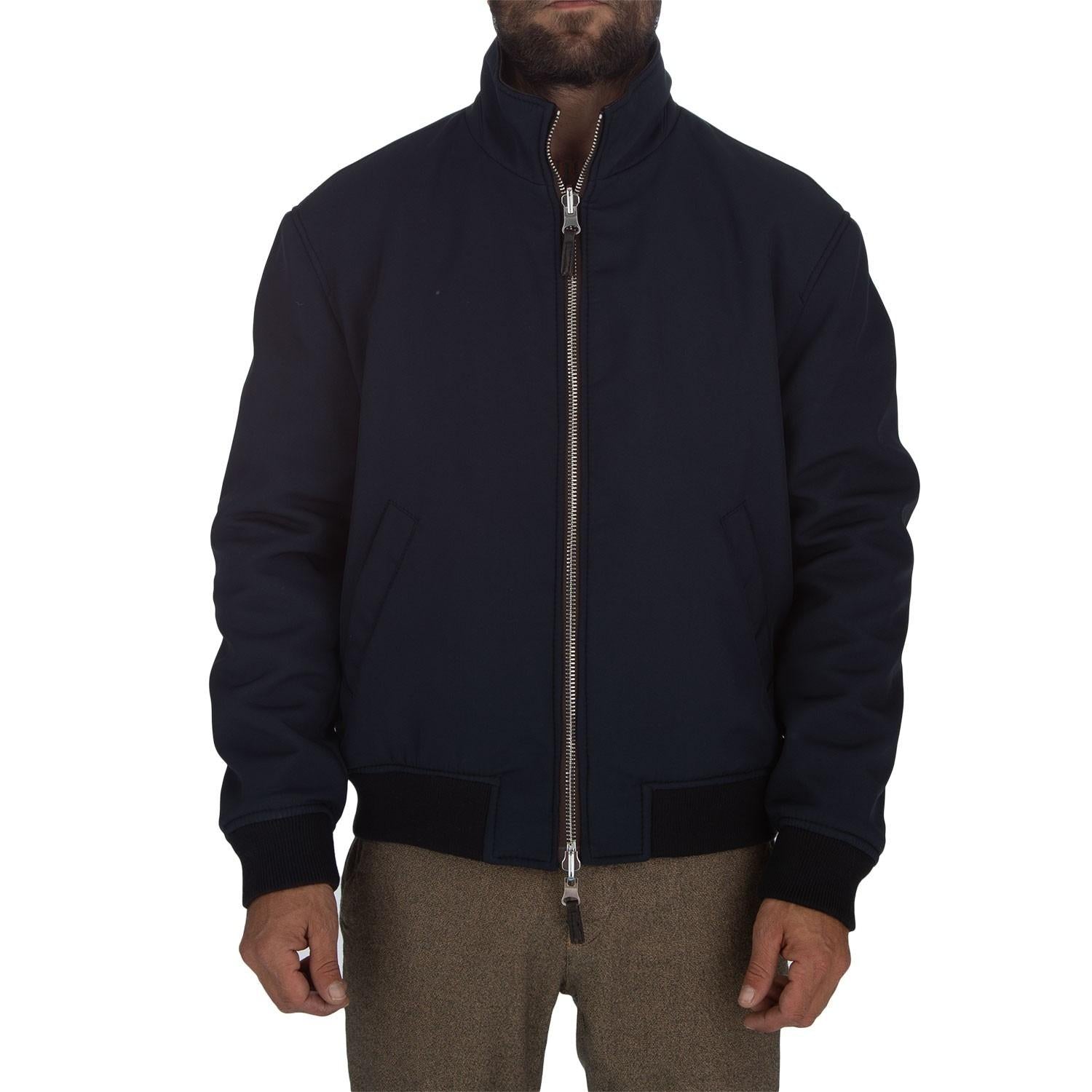 THE JACK LEATHERS | GIACCA TOBIA REVERSIBILE MARRONE BLU TOBR 06 THE JACK LEATHERS 