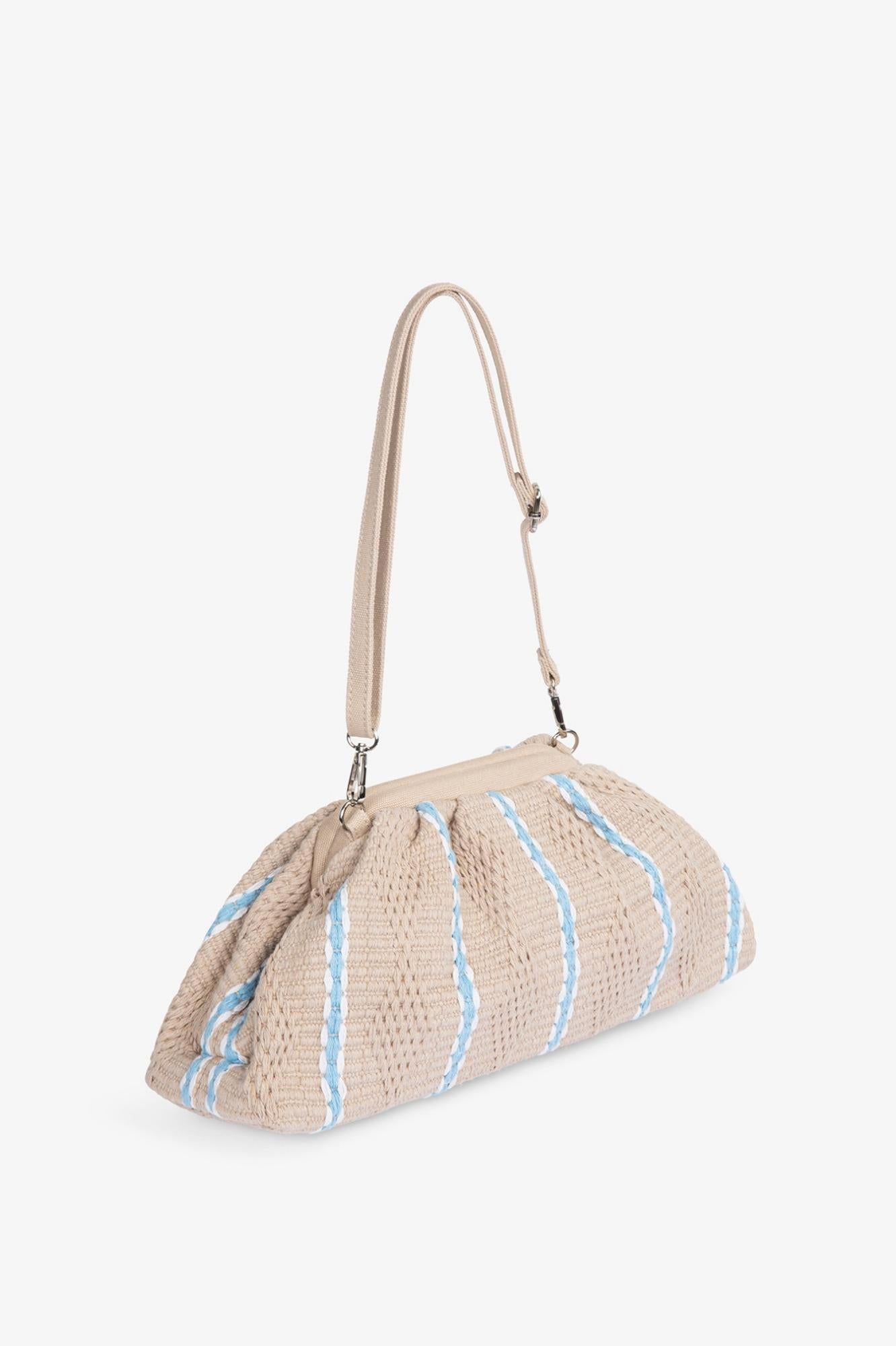 Maxi Pochette Ricamo Firma Rosa  Beige - Gaëlle Paris GAACW03189-BFL0001 BE00 GAELLE 