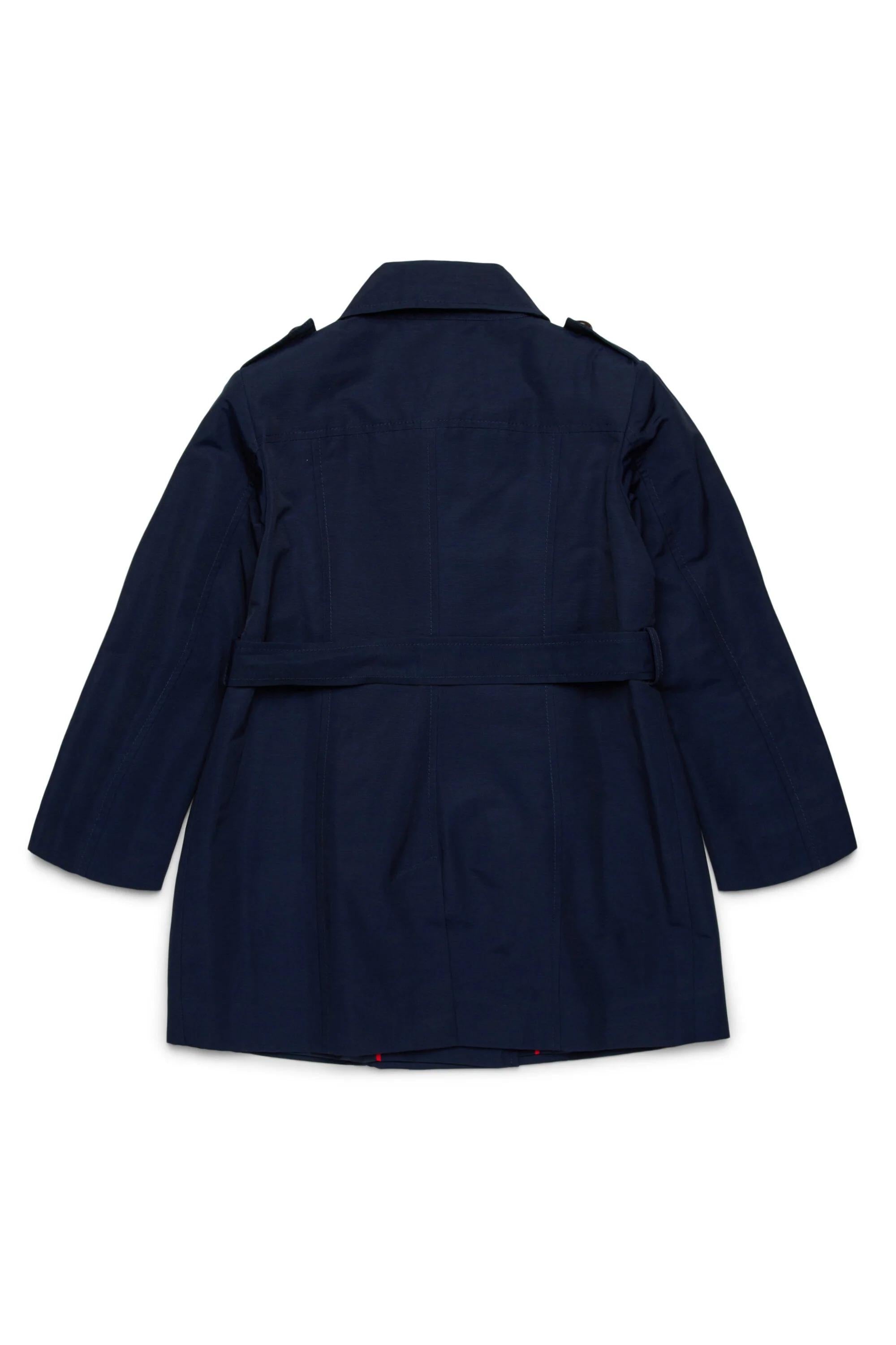 MAX&Co.<BR/>Trench in cotone tecnico blu MX0011-MX003 MX851 MAX&CO KID 