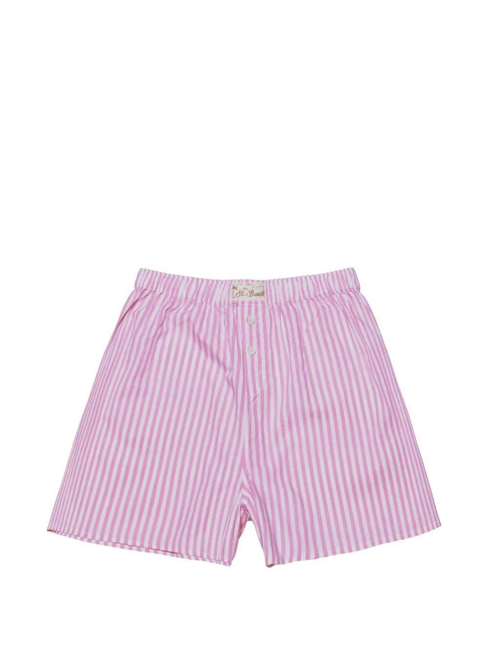 MC2 SAINT BARTH<BR/>Shorts a righe con bottoni BXY002 00723L MC2 SAINT BARTH 