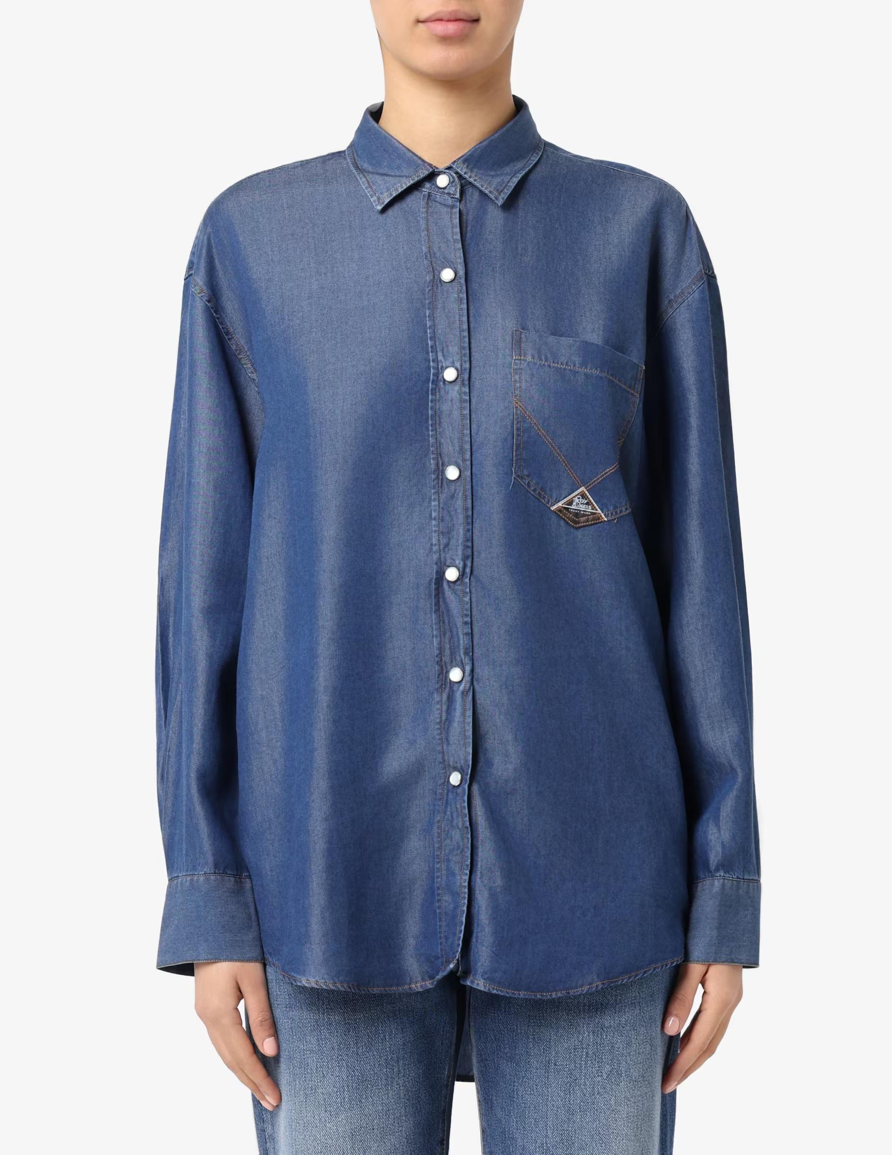 Camicia Roy Roger's  danielle denim lyocell sw RND90159D6920111 C0999 ROY ROGER'S 