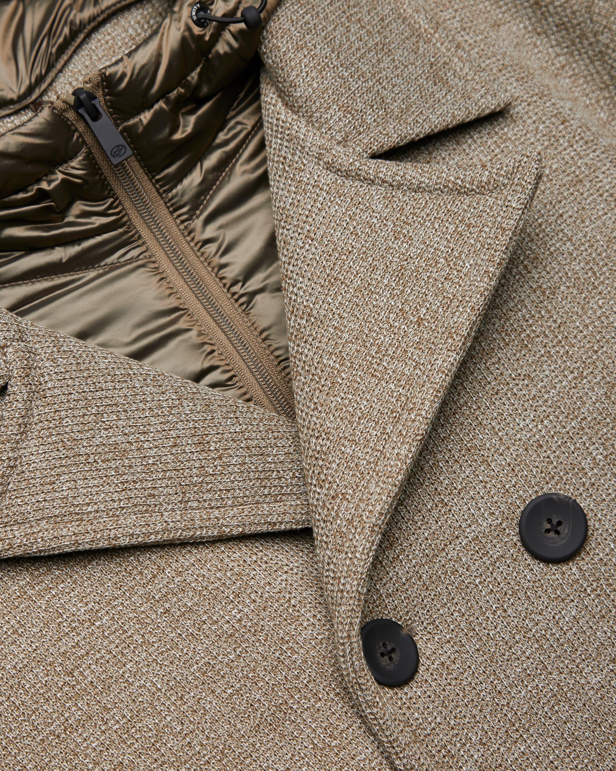 UNITY GIACCA DOPPIOPETTO GRAVITY - TAUPE MELANGE JA-GRAVITY-AW25 TM UNITY 