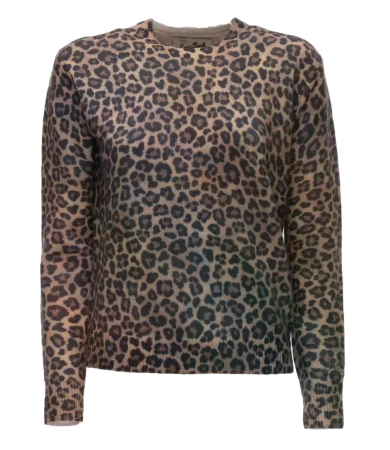 Mc2 SAINT BARTH maglia new queen print leo donna QUE0030 00371I MC2 SAINT BARTH 