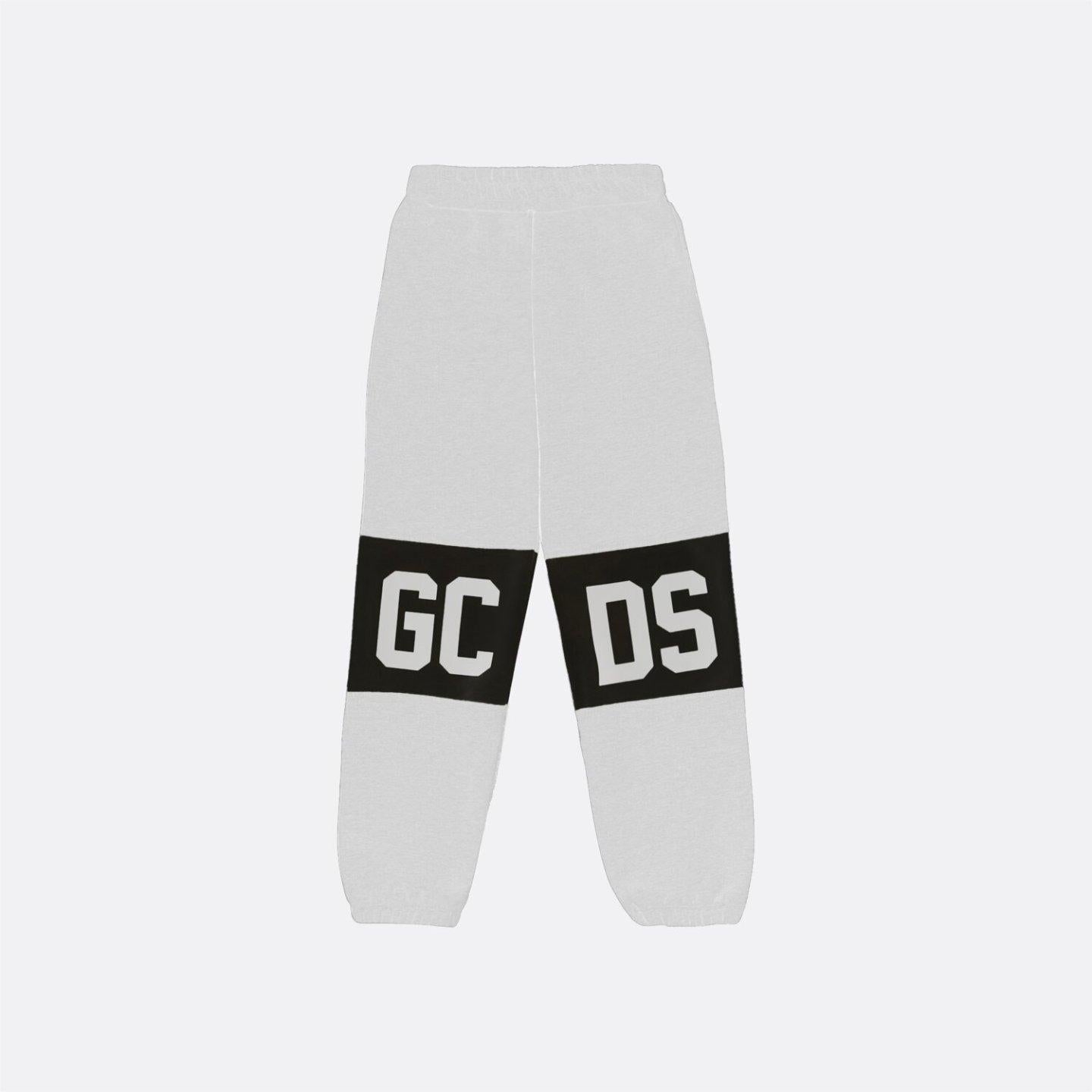 Gcds Pantaloni Tuta Band Logo Bone B2JU3017BA2 15 GCDS 