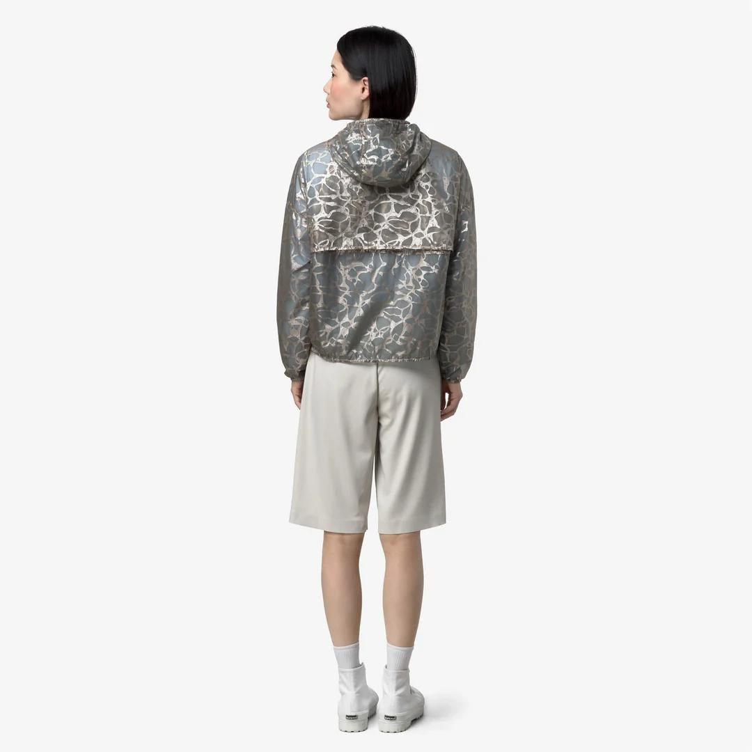 LAURETTE SUPER LIGHT LAMI REVERSIBLE<BR/>BEIGE-BLUE LAMINATED K7137JW C0R K-WAY 