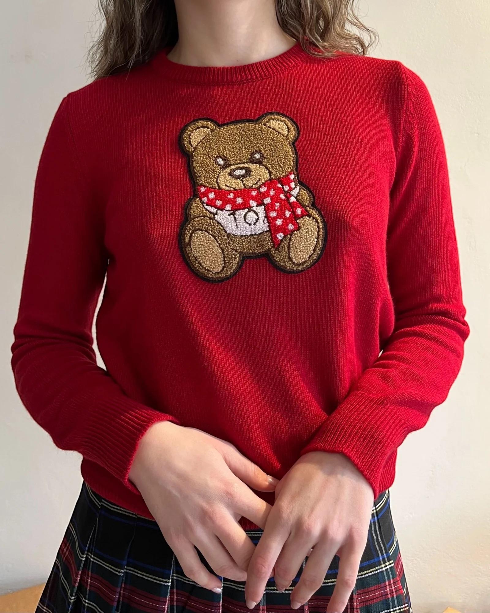 Vicolo Maglia orsetto sciarpa art. 77335F ROSSA 77335F ROSSO VICOLO 