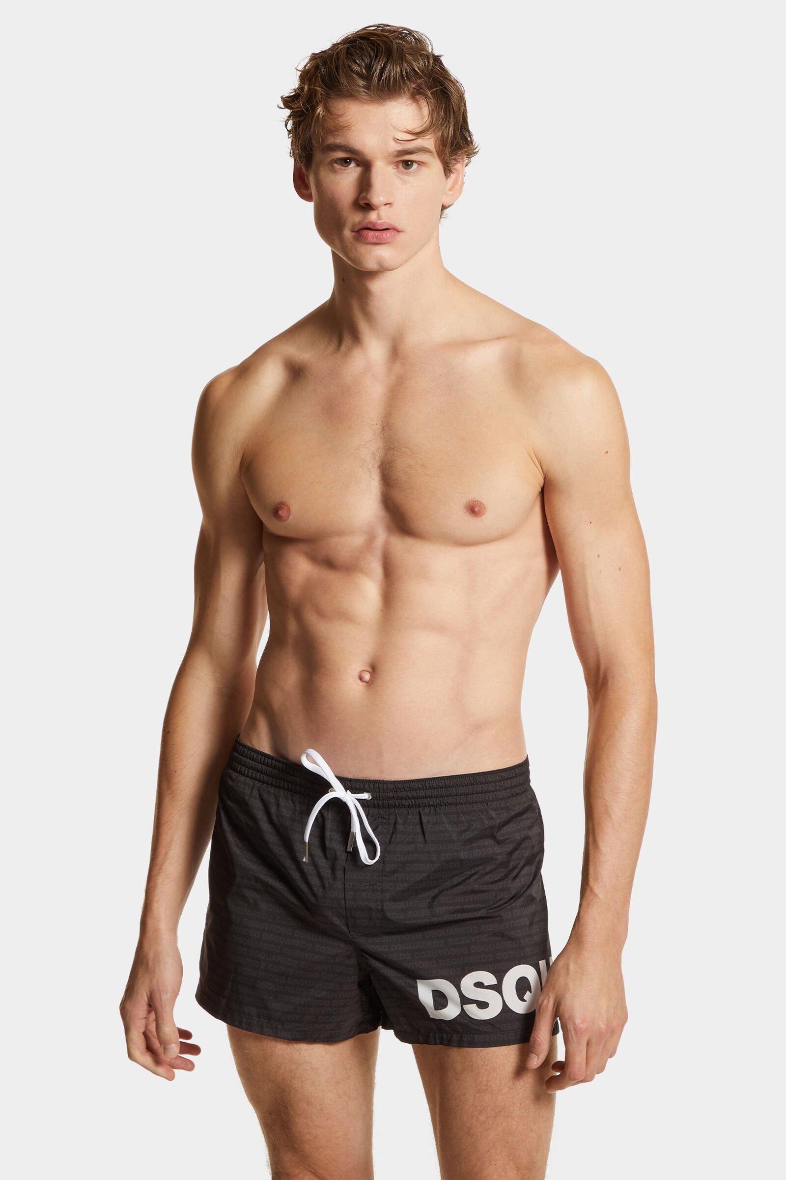 Costume Dsqured2 boxer midi nero D7B5C5950 010 DSQUARED 
