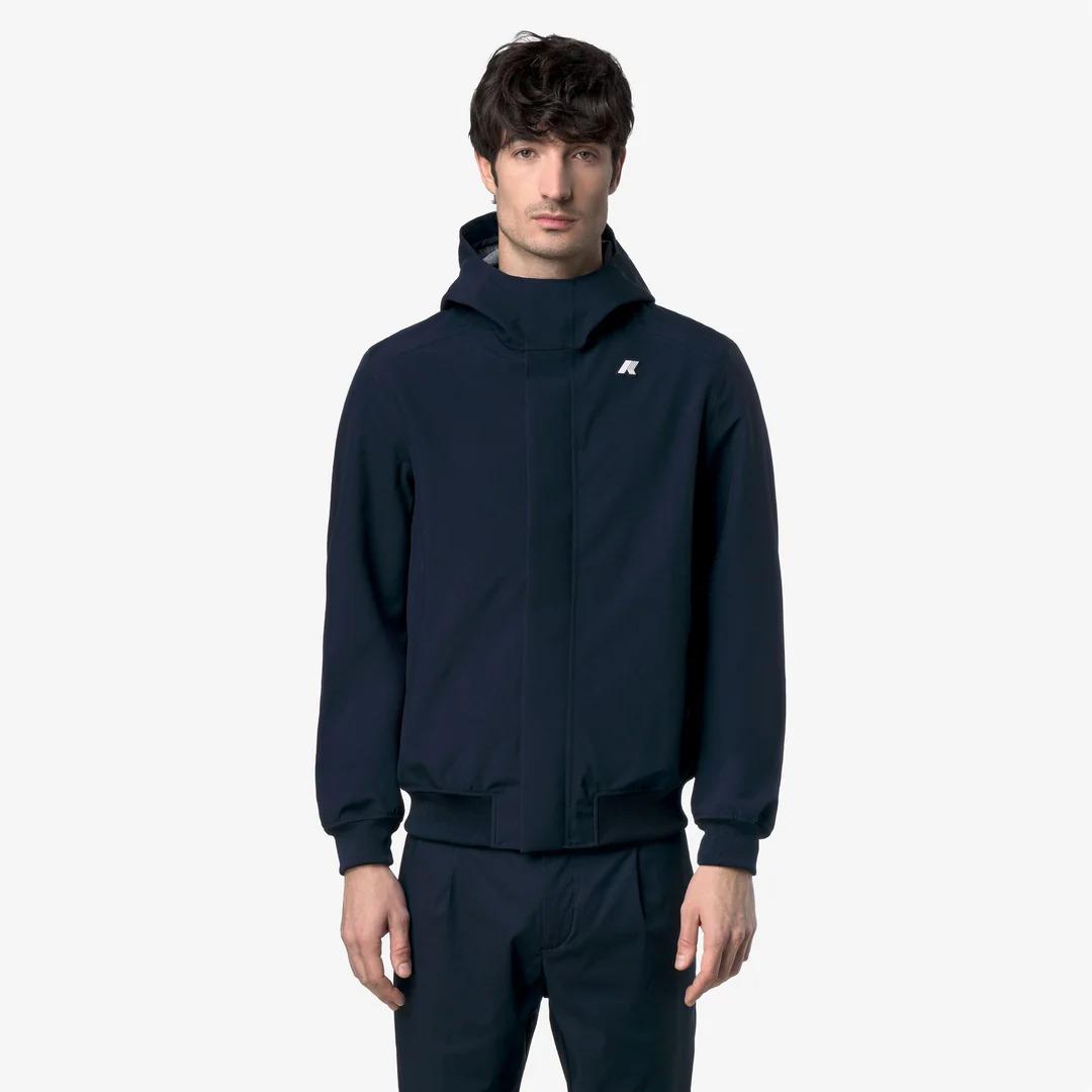 JOACHIM BONDED JERSEY<BR/>BLUE DEPTH K2145MW K89 K-WAY 