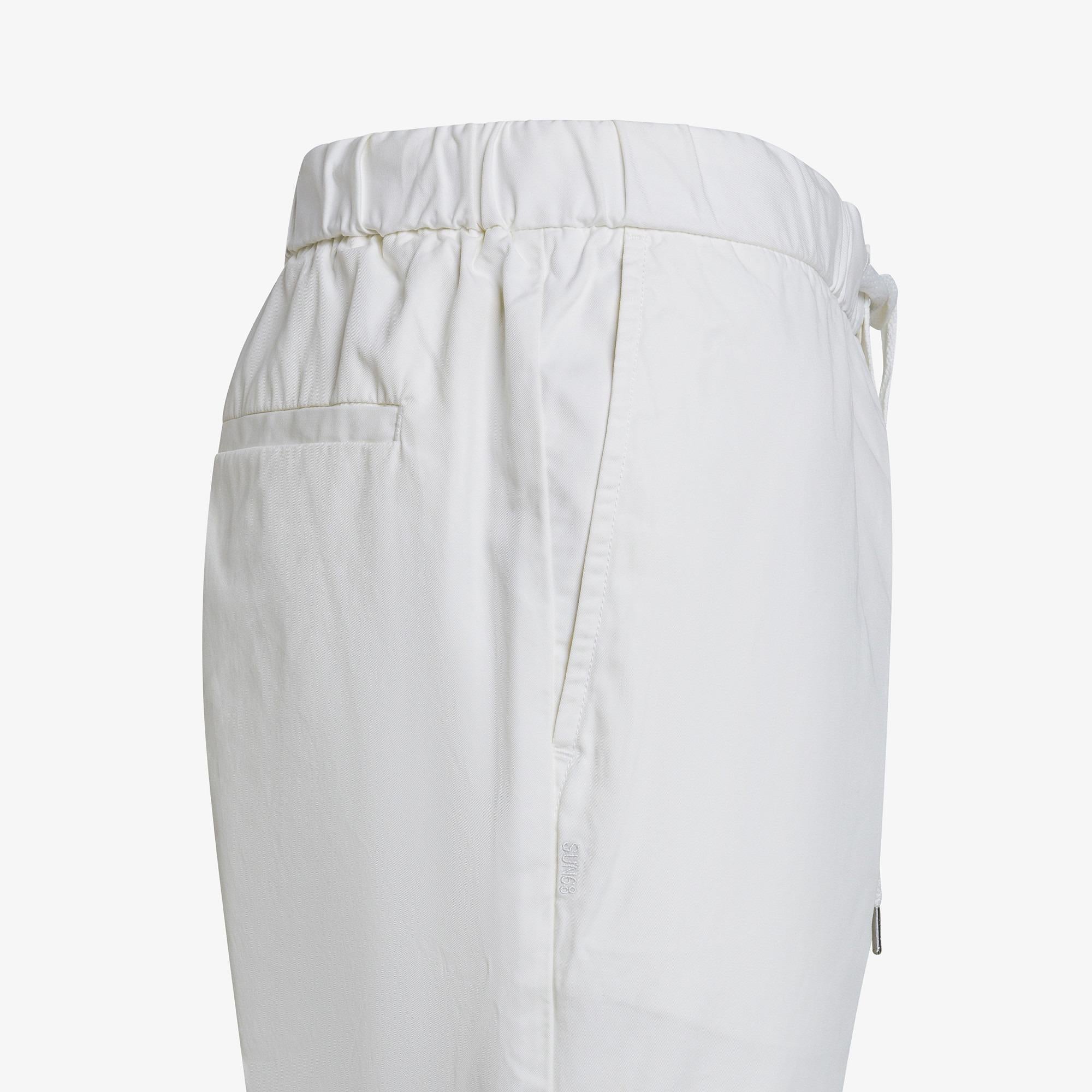 Pantaloni sun68  in cotone bianco P35104 31 SUN 68 
