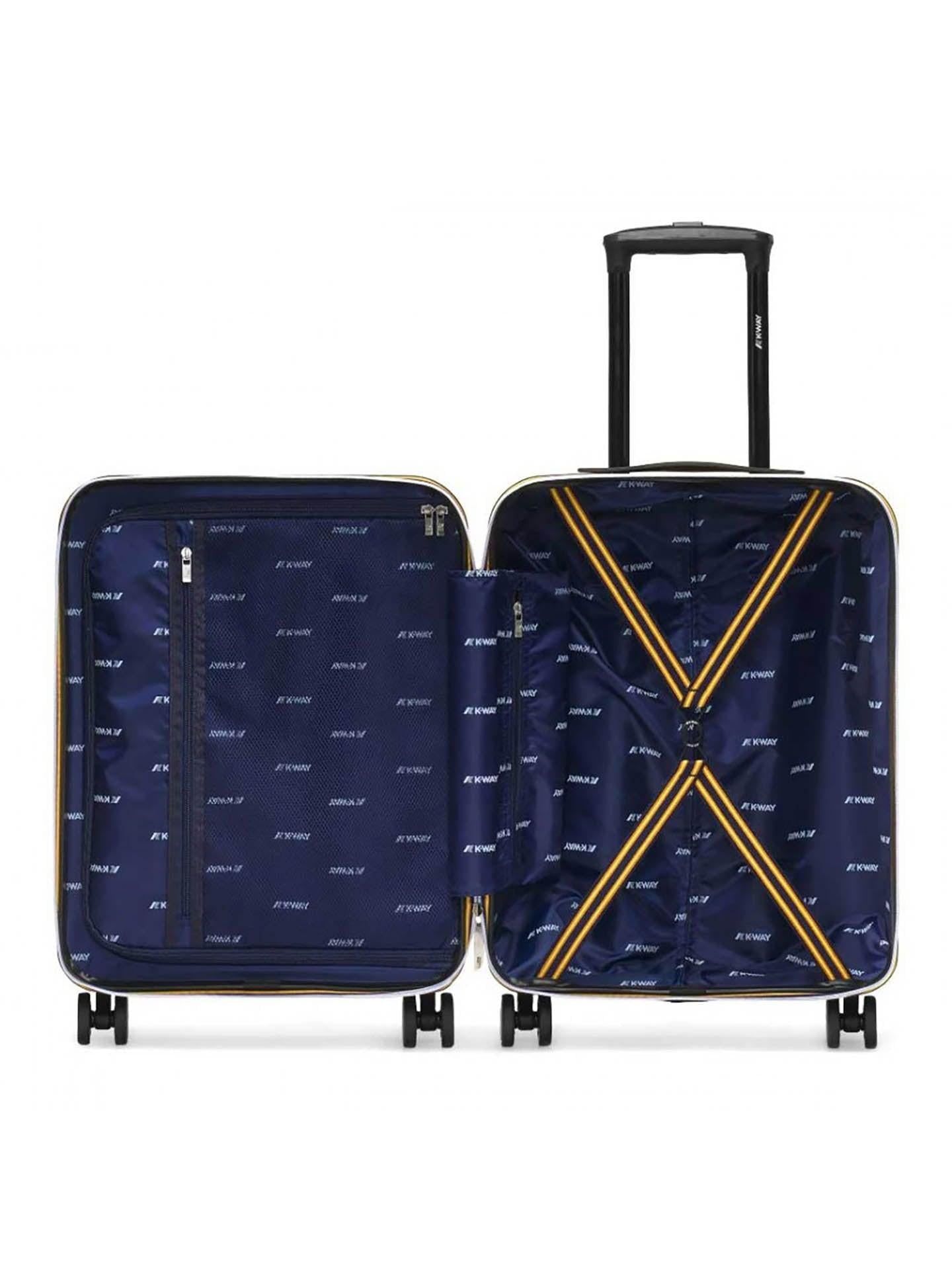 TROLLEY SMALL<BR/>BEIGE LT-BLUE MD COBALT K11416W L35 K-WAY 