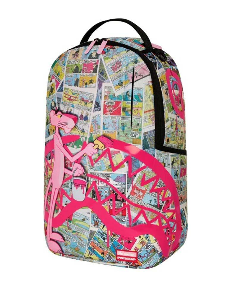 SPRAYGROUND ZAINO PINK PANTHER PAINTING SHARKMOUTH DLXR BACKPACK 910B7414NSZ MULTICOLOR SPRAYGROUND 