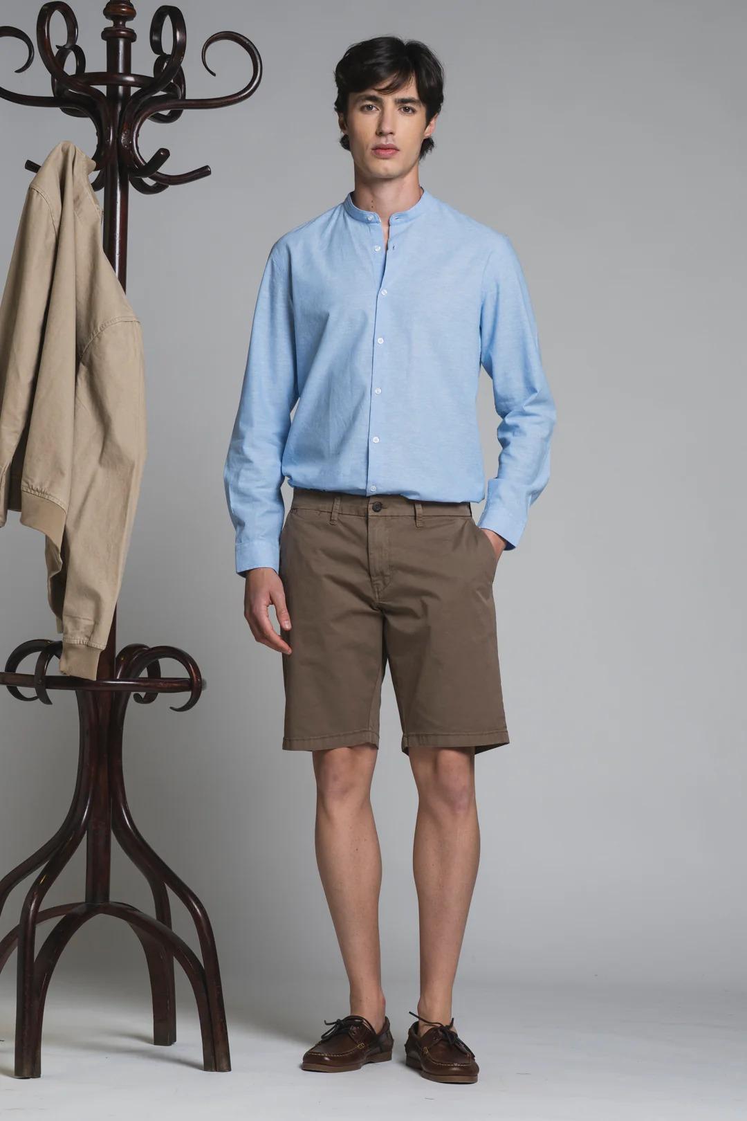 REY CHINO SHORT IN TWILL MUD IM26SSBM-REY-GAB C43 IMPURE 