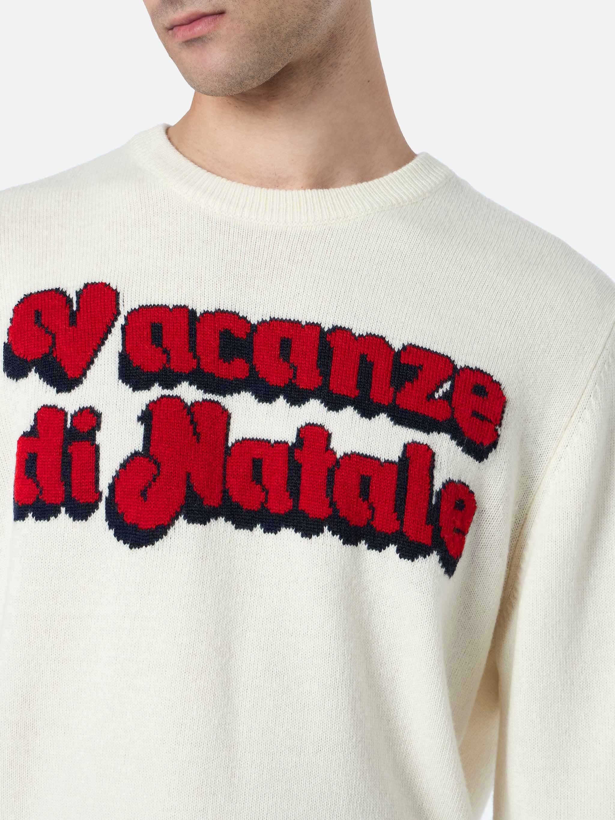 Maglia uomo Airone con jacquard Vacanze di Natale | VACANZE DI NATALE EDIZIONE SPECIALE HER0001 02226I MC2 SAINT BARTH 