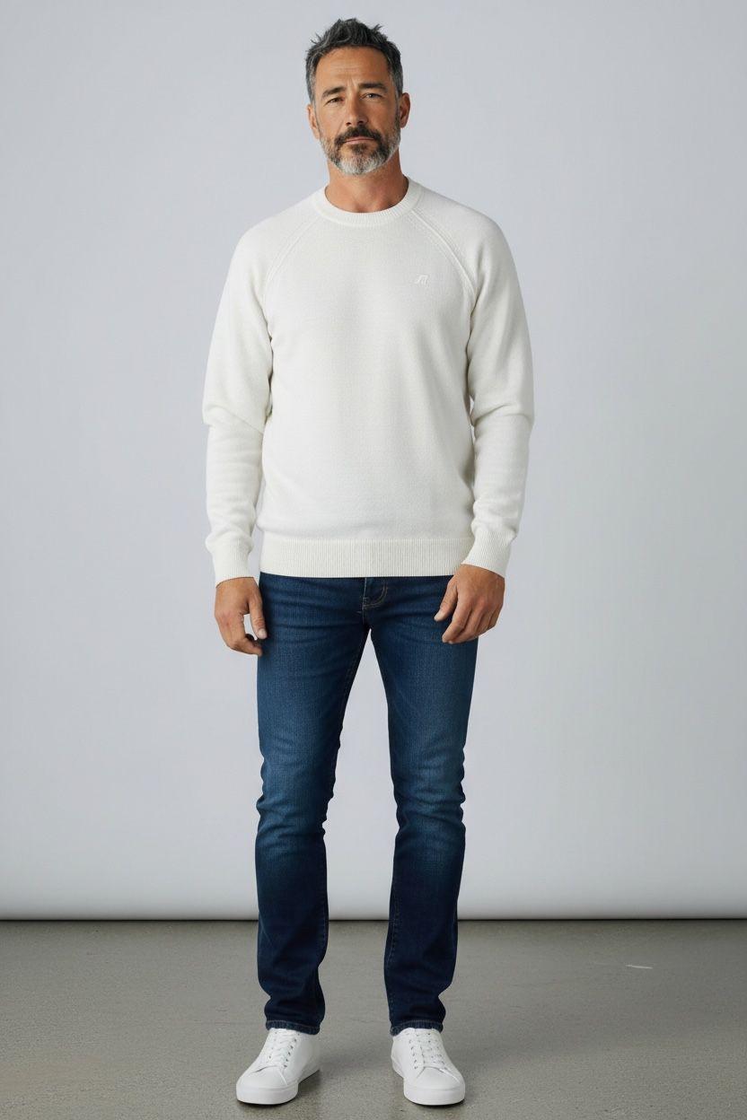 SEBAS WOOL CASHMERE WHITE GARDENIA K2142GW X42 K-WAY 