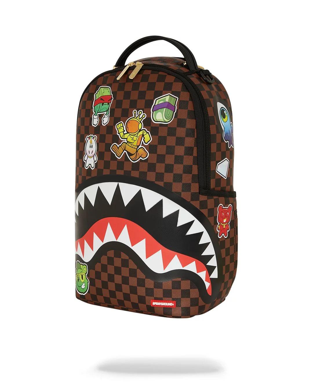 Sprayground<BR/>Zaino stickers deluxe 910B5797NSZ MULTICOLOR SPRAYGROUND 