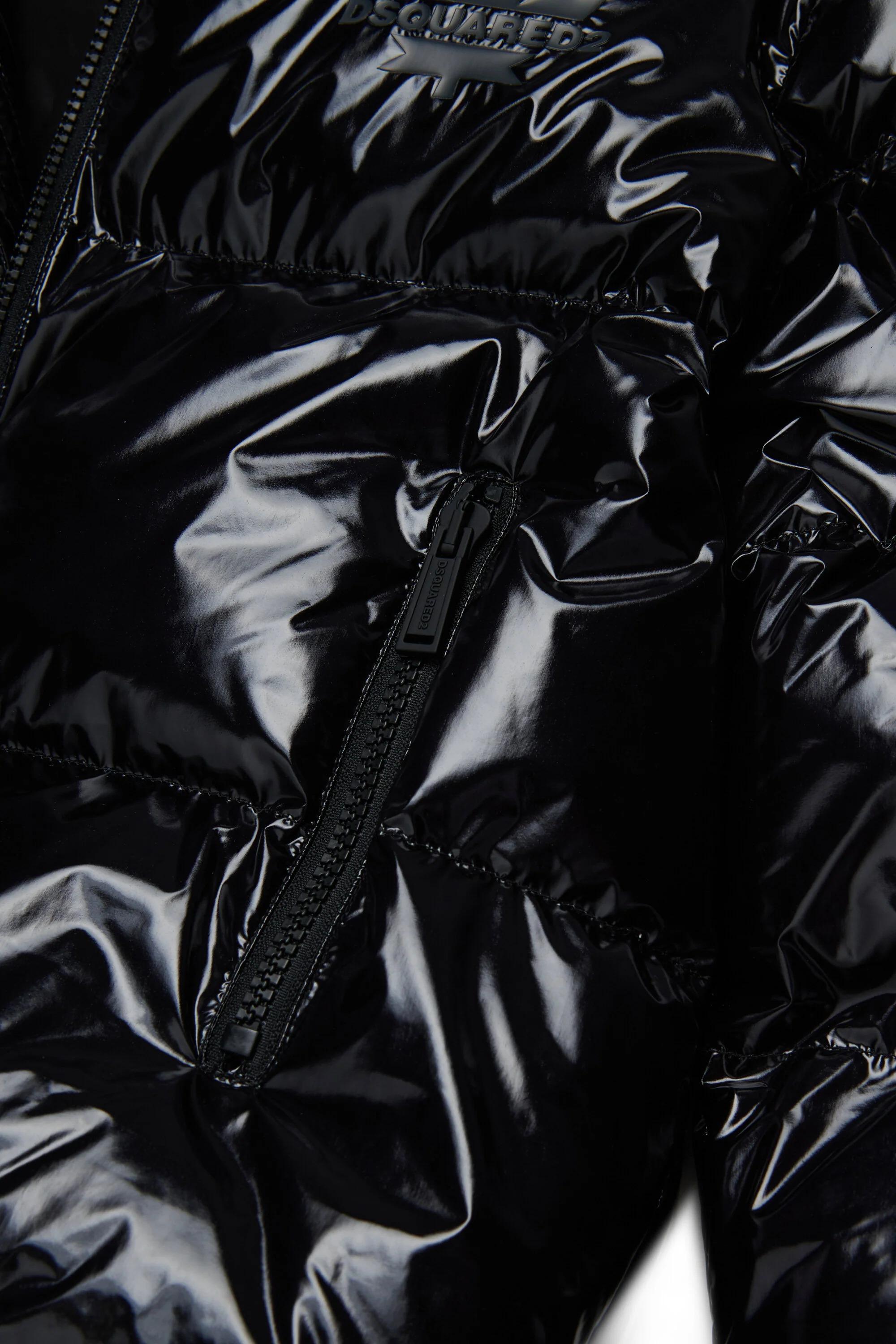 D2Kids Junior Shiny Puffer nero DQ3042-D0ADY DQ900 DSQUARED KID 