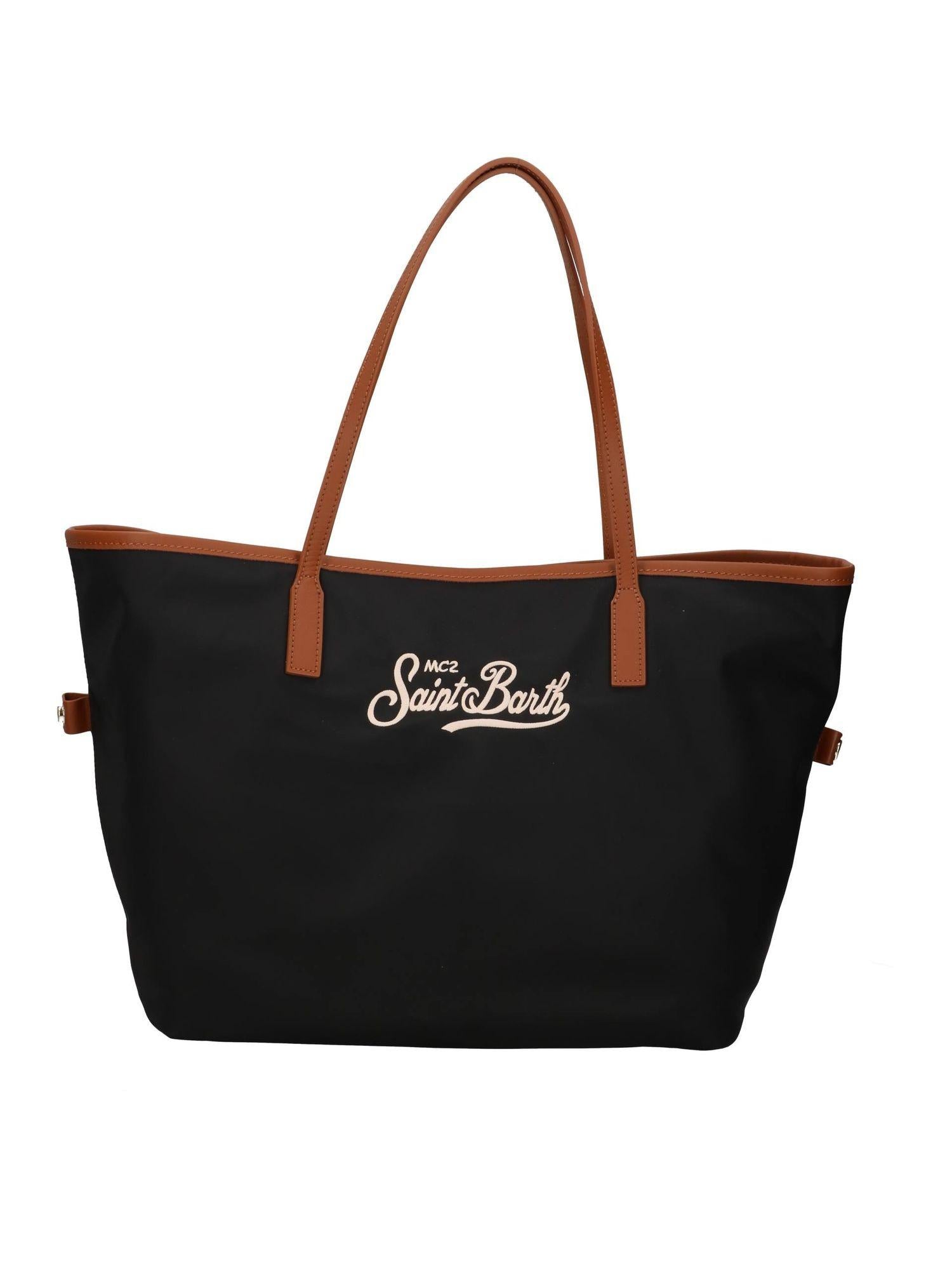 CITY BAG NYLON NERA CB0002 00288L MC2 SAINT BARTH 