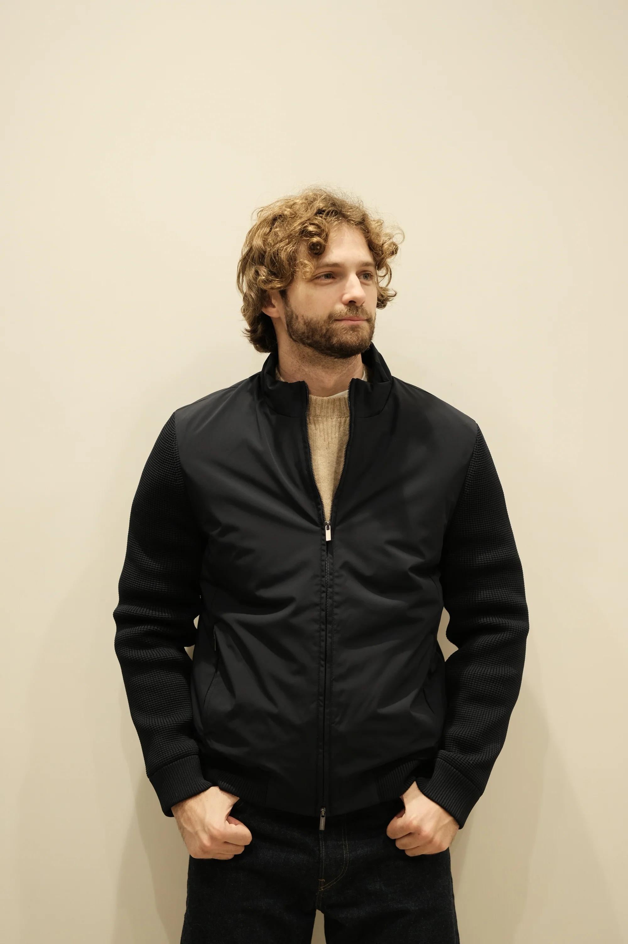 Jeordie's Bomber Nylon/Maglia Blu 00002-70758 400 JEORDIE'S 