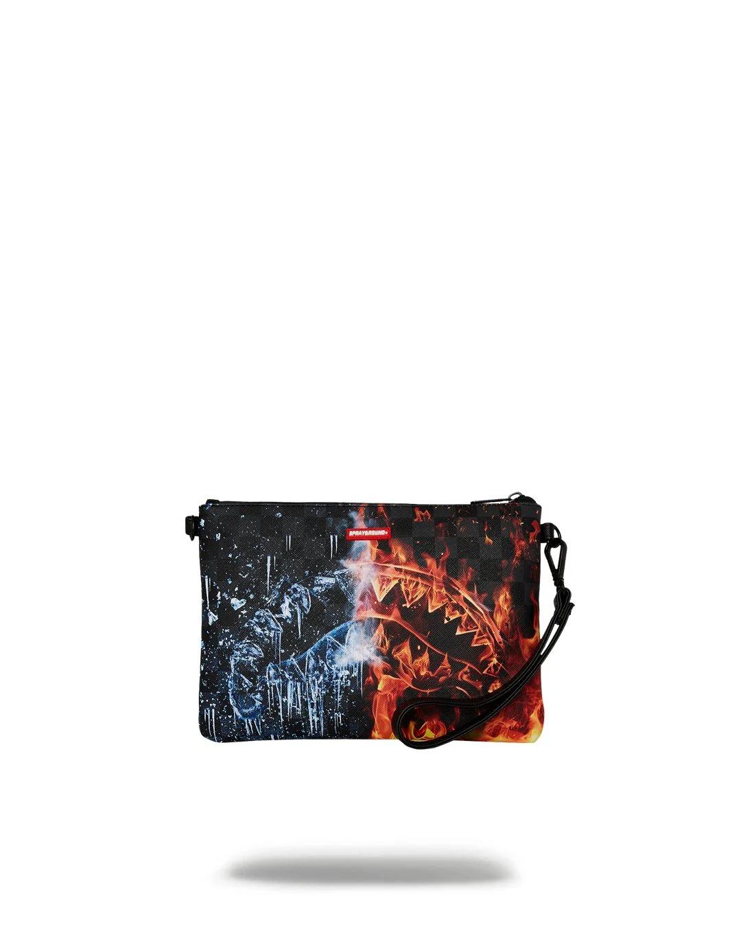 Pochette fire & ice shark crossover clutch 910B7939NSZ MULTICOLOR SPRAYGROUND 