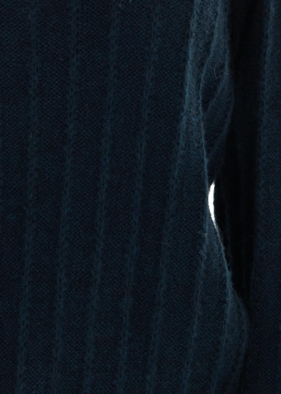 Roy Roger's maglione vertical rib alpaca blue navy RND90260CP22XXXX C0048 ROY ROGER'S 