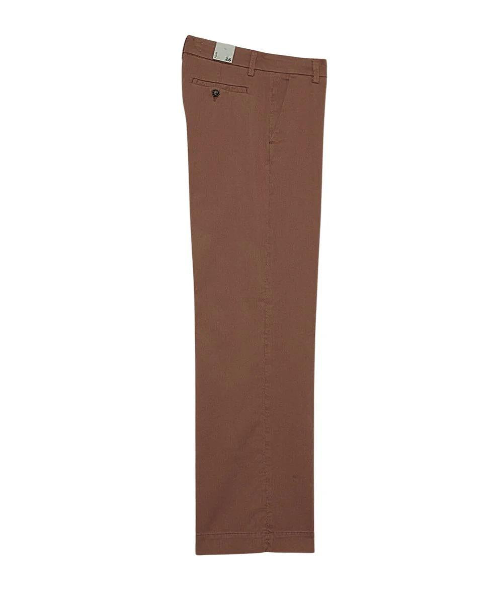 Pantalone Roy Roger's lais woman gabardine lyocell elast.crow brown RND041P3810127 C0241 ROY ROGER'S 