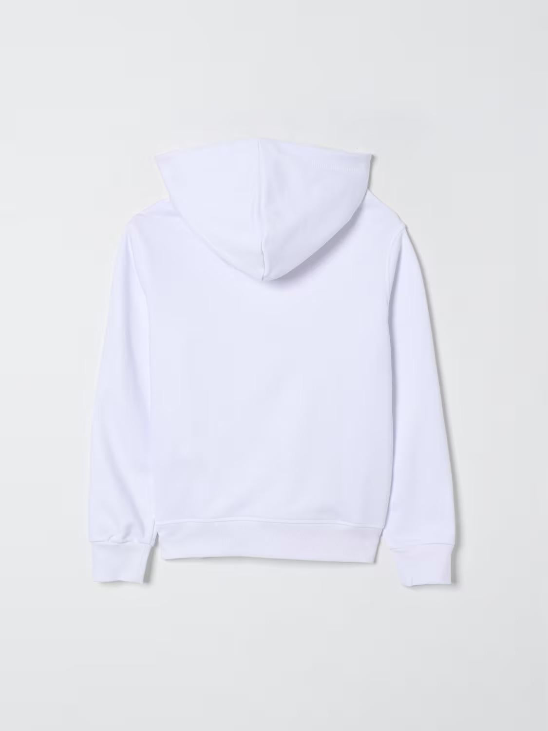 Felpa cappuccio relax DSQUARED2<BR/>Hooded sweatshirt with horror print white DQ3004-D0094 DQ100 DSQUARED KID 