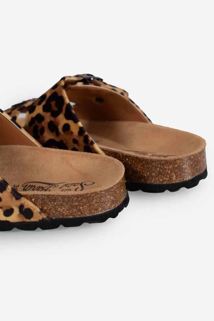 Sandalo in sughero con cinturini MC2 SAINT BARTH ANIMALIER SANW001 01020L MC2 SAINT BARTH 