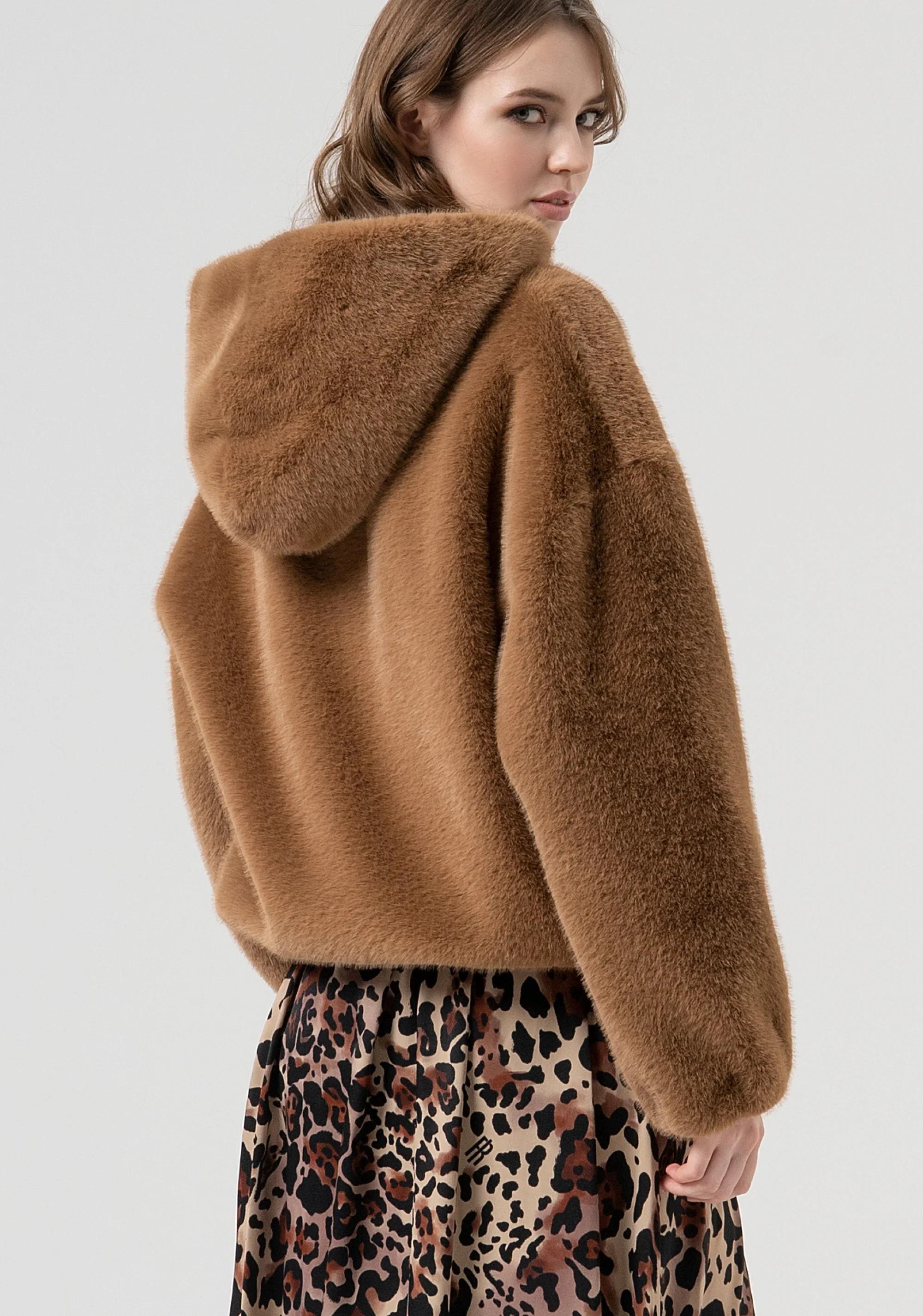 Fracomina Giacca bomber regular camel FR25WC4004O44501 093 FRACOMINA 