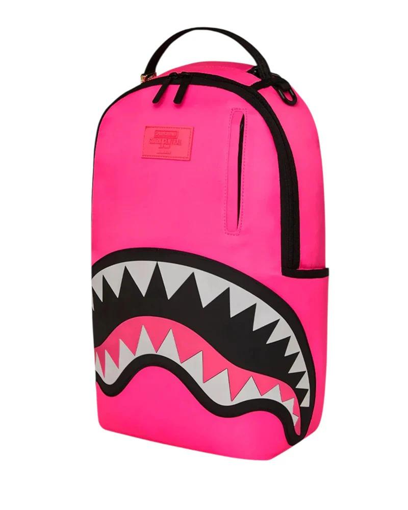 SPRAYGROUND ZAINO SHARK CENTRAL NYLON HOT PINK 910B7088NSZ NOT PINK SPRAYGROUND 