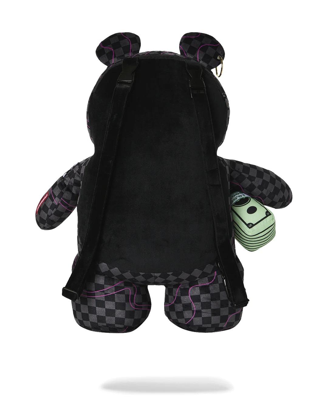 ZAINO CON ORSO E SLIME VIOLA CHE CONQUISTA L'ORSO 910B9012NSZV.UNICA 910B8958NSZ V.UNICA SPRAYGROUND 