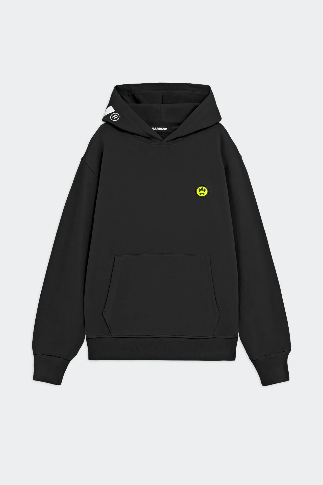 Barrow Hoodie unisex nera F5BWUAHS058 110 BARROW 