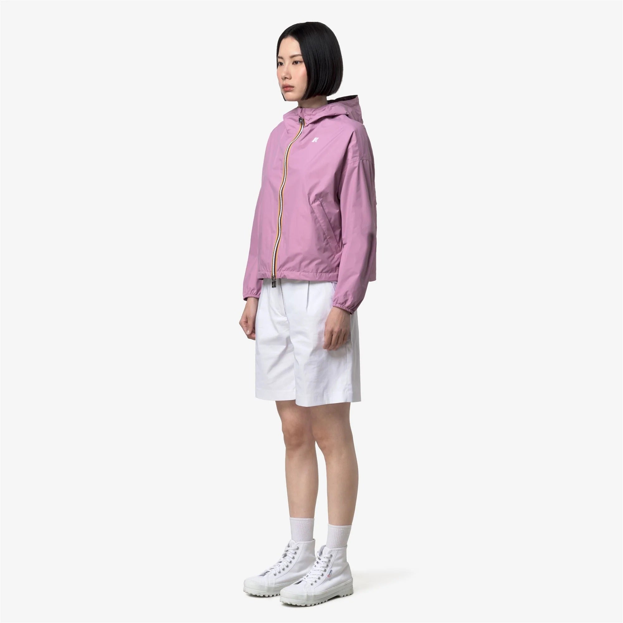 LAURETTE PLUS.2 REVERSIBLE VIOLET GLICINE-VIOLET MAUVE WINE