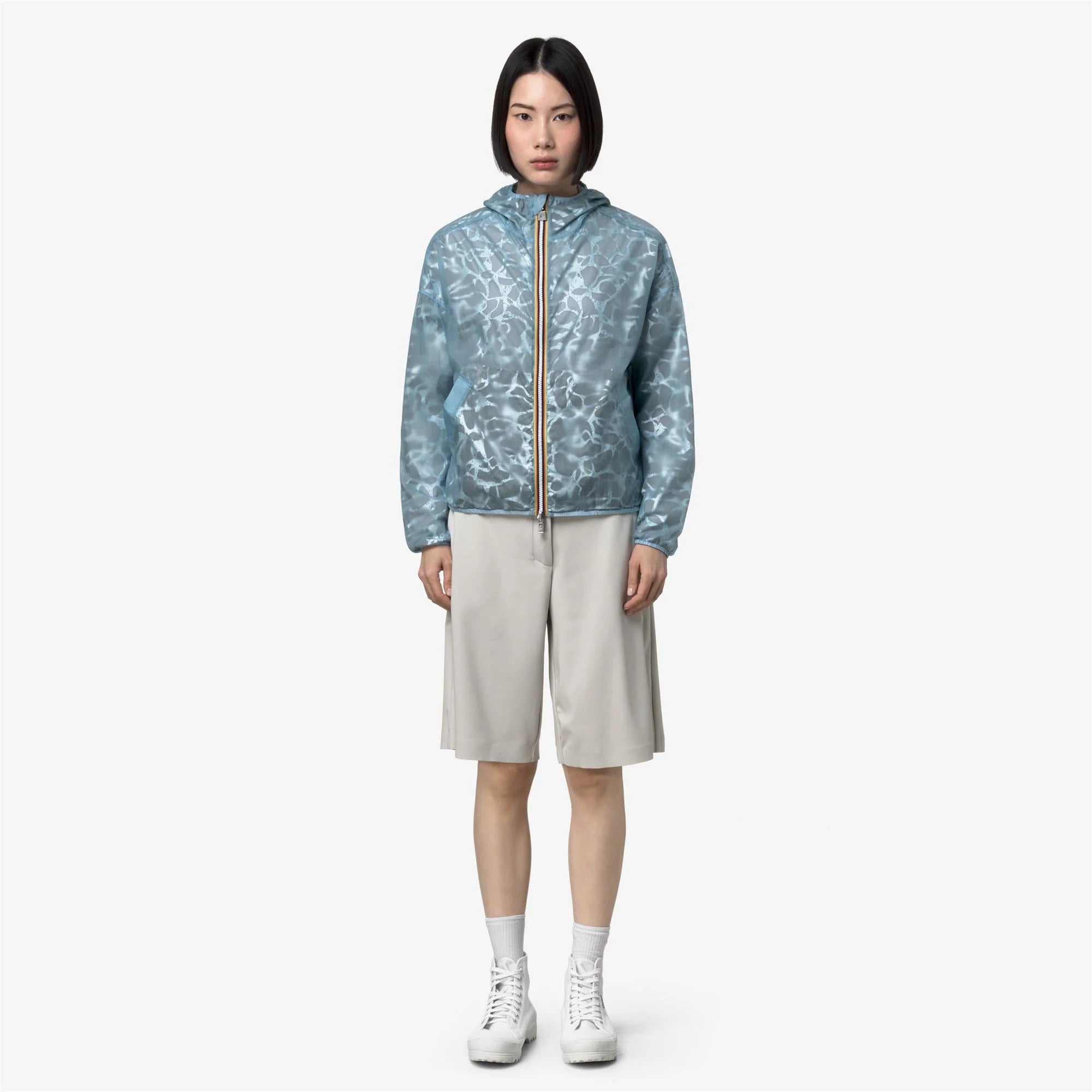 LAURETTE SUPER LIGHT LAMI REVERSIBLE BEIGE-BLUE LAMINATED