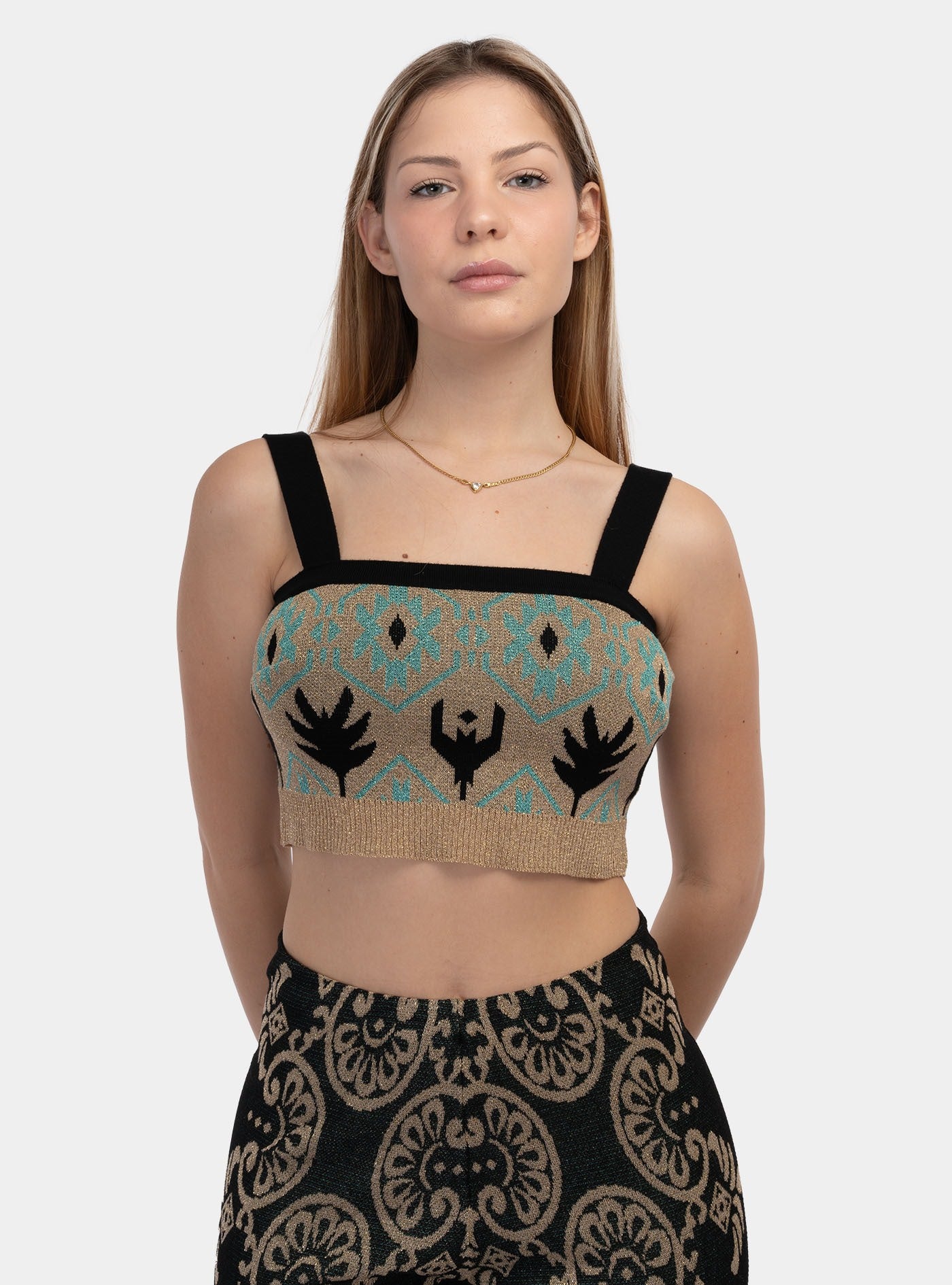 immagine-1-akep-crop-top-in-maglia-jaquared-lurex-top-cnkd05088-v1