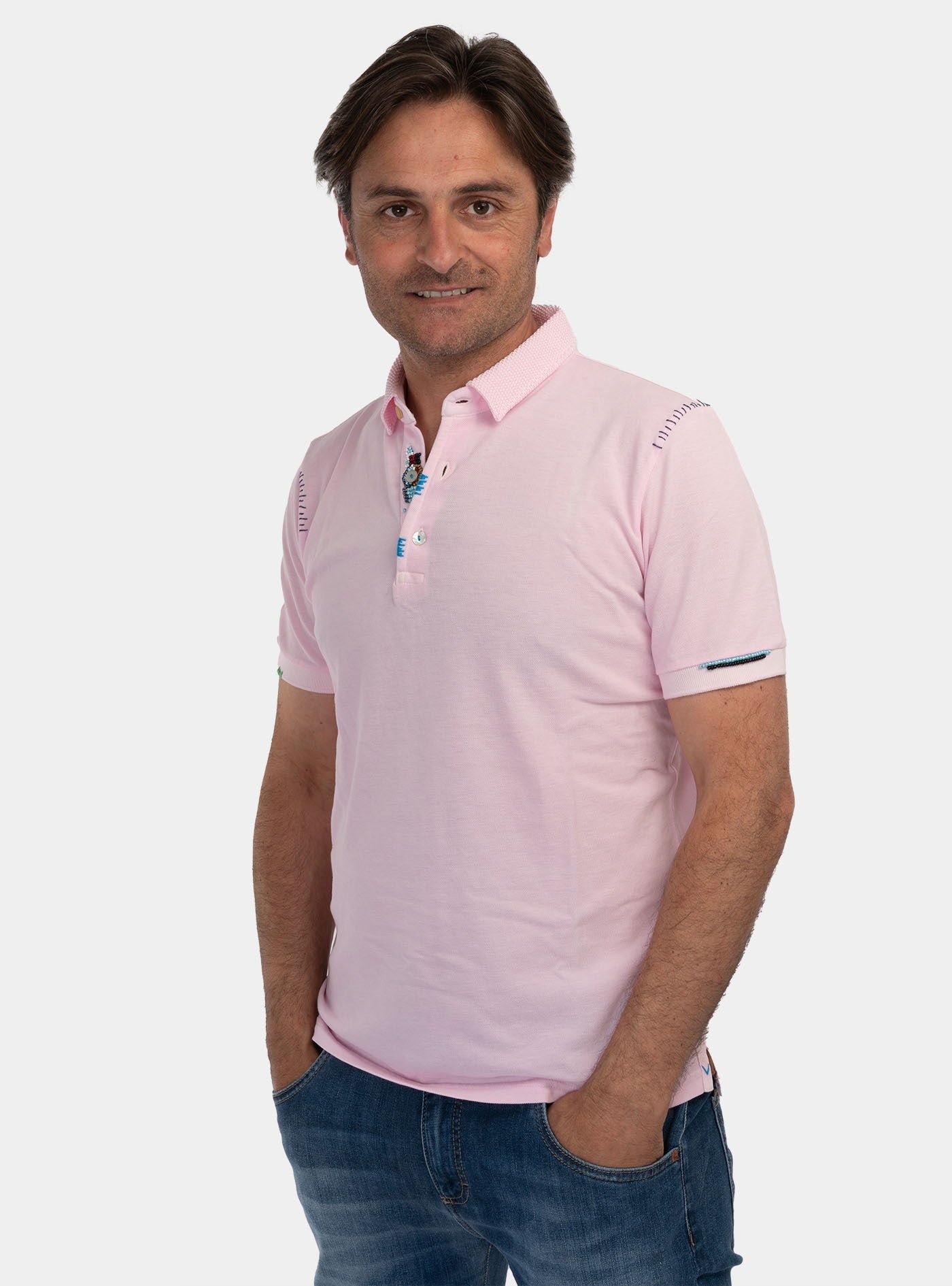 immagine-1-bob-polo-uomo-collo-uncinetto-rosa-polo-finley-r00374-rosa