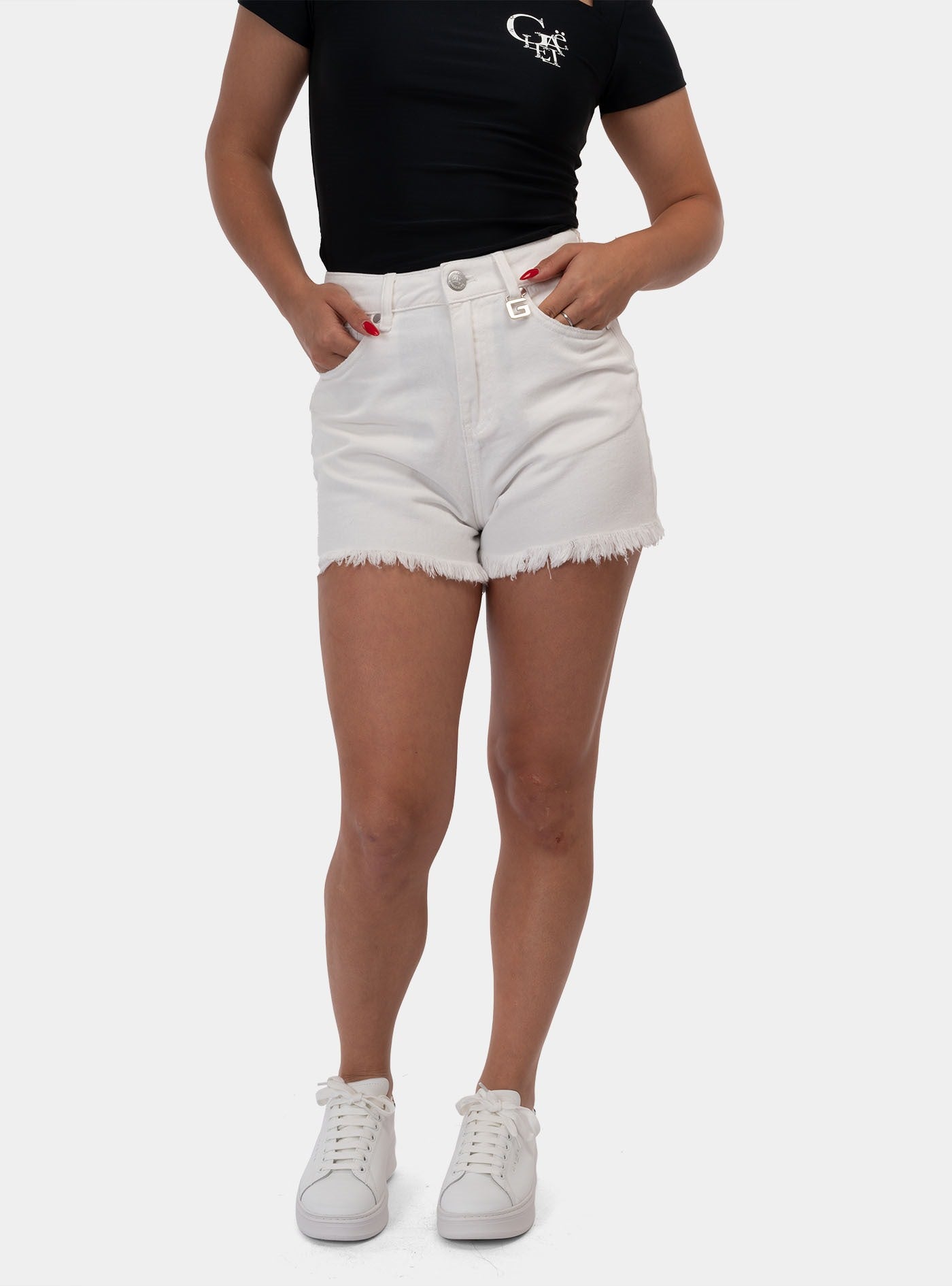 immagine-1-gaelle-short-denim-bianco-short-gaabw00337-mtfi0002-bi01