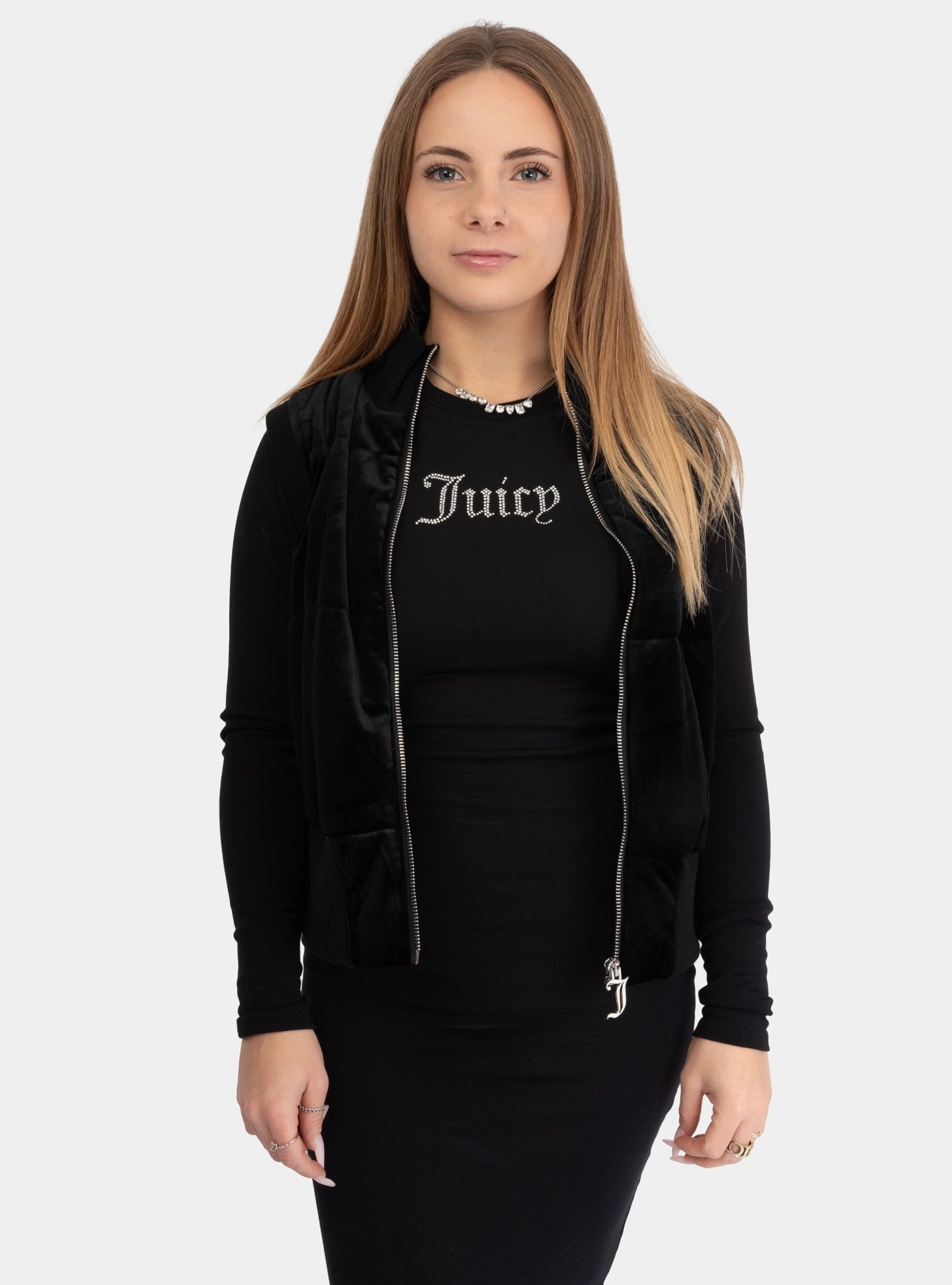 immagine-1-juicy-couture-thuder-00s-velour-gilet-black-gilet-vijh80456wpf-j00