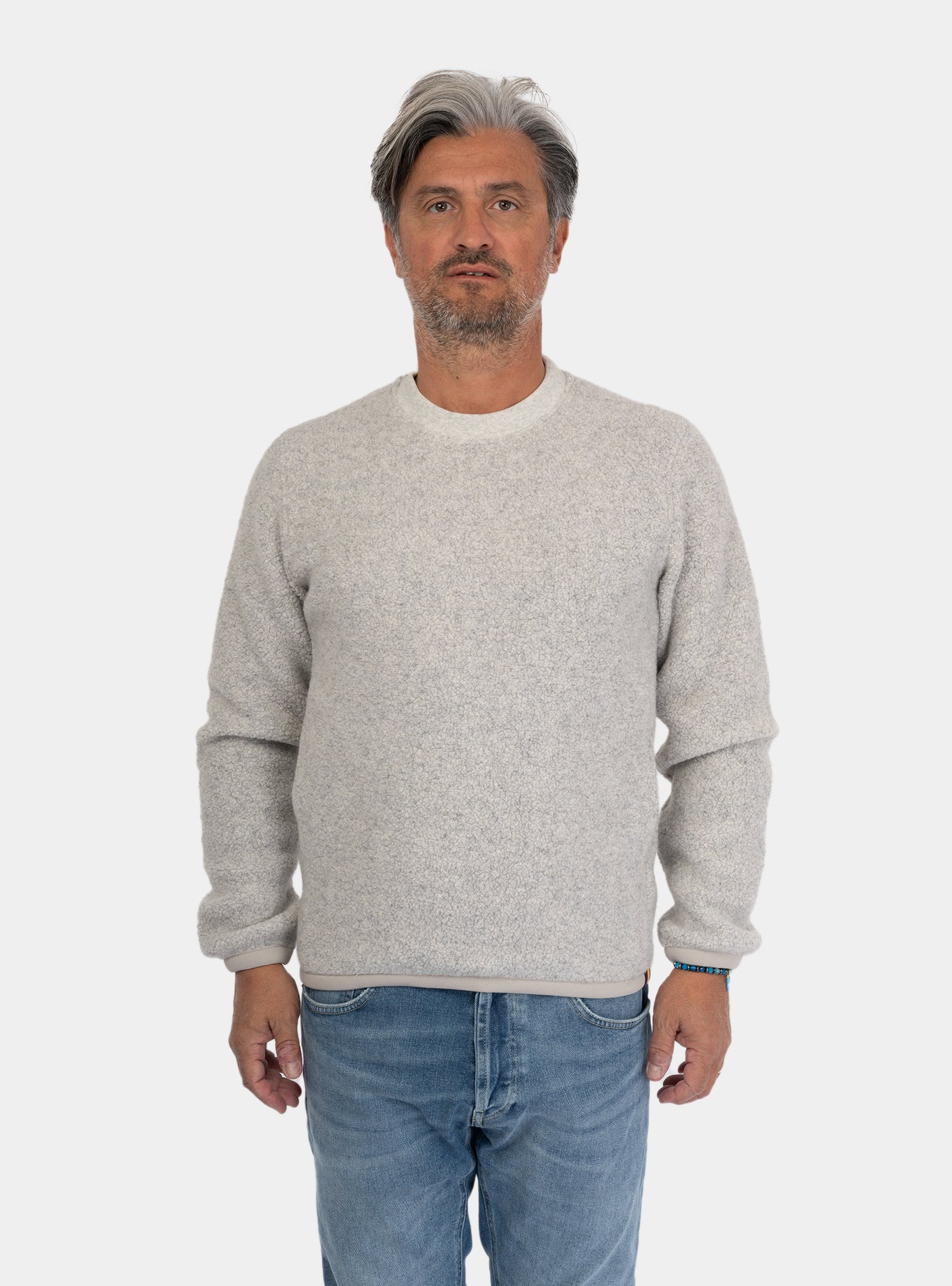 immagine-1-k-way-eround-wool-fleece-lt-grey-mel-maglia-k6131kw-03s