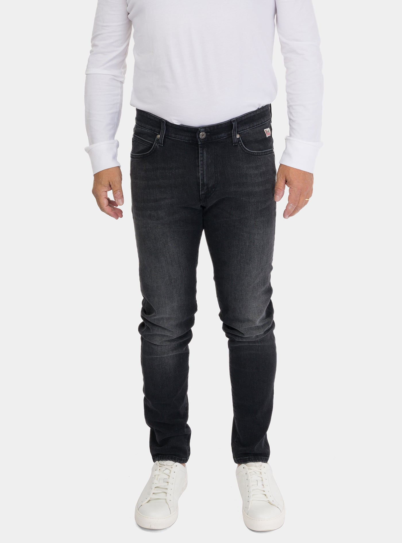 immagine-1-roy-rogers-517-man-denim-black-jeans-rru075-c0998