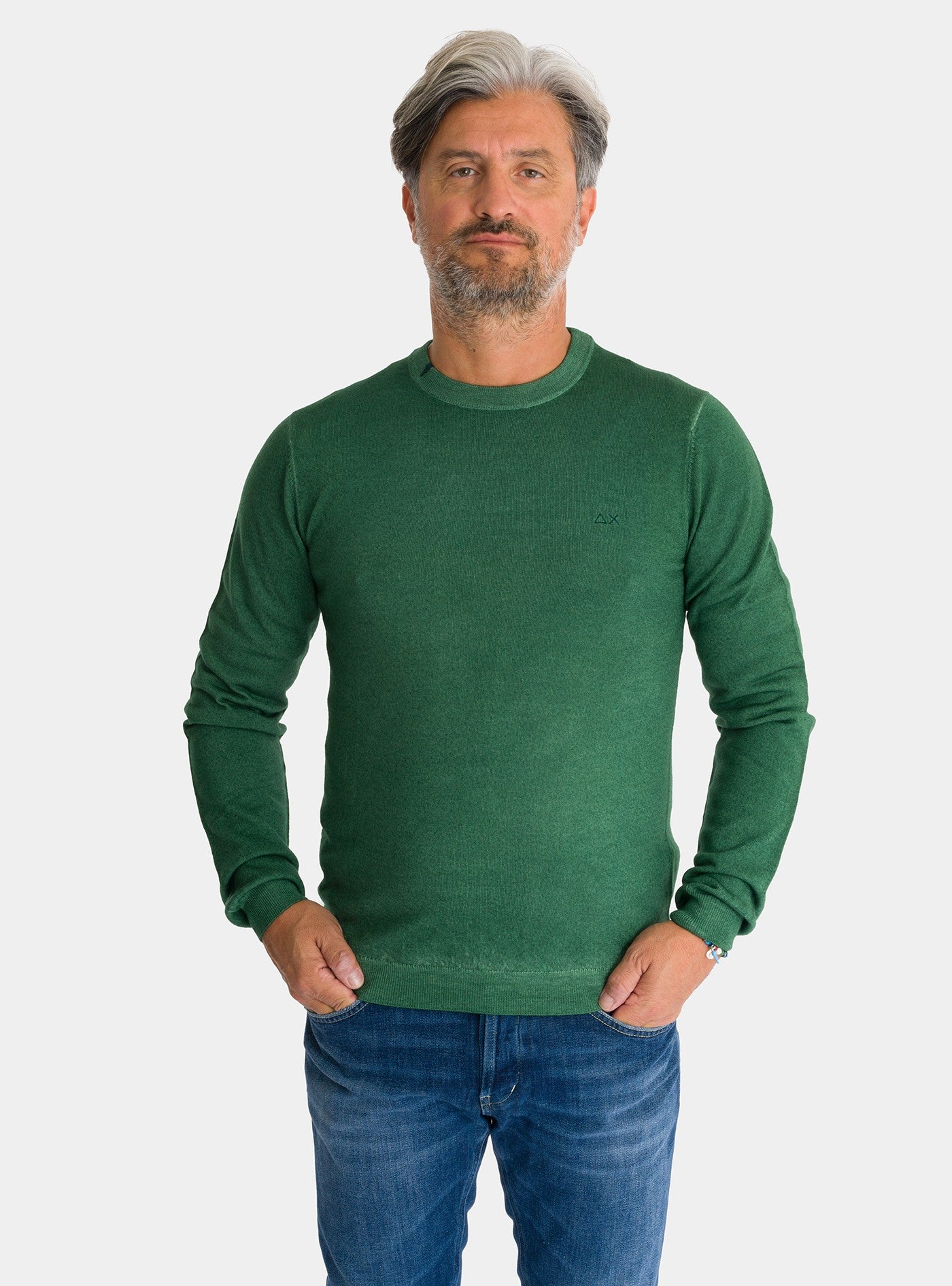 immagine-1-sun-68-round-vintage-plain-verde-scuro-maglia-k44147-37