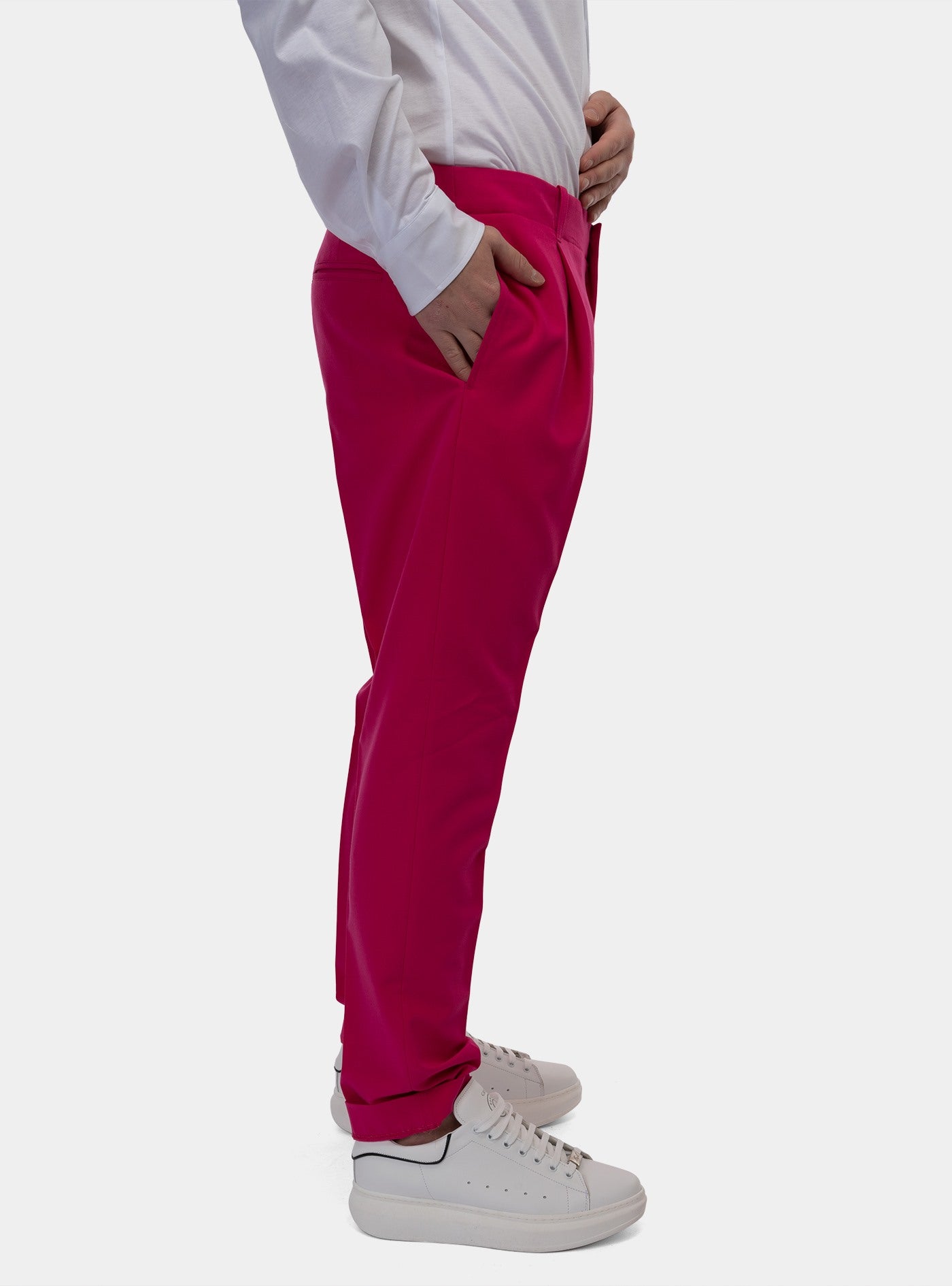 immagine-2-daniele-alessandrini-pantalone-candido-100-fuxia-pantaloni-ps4289n11654400-66