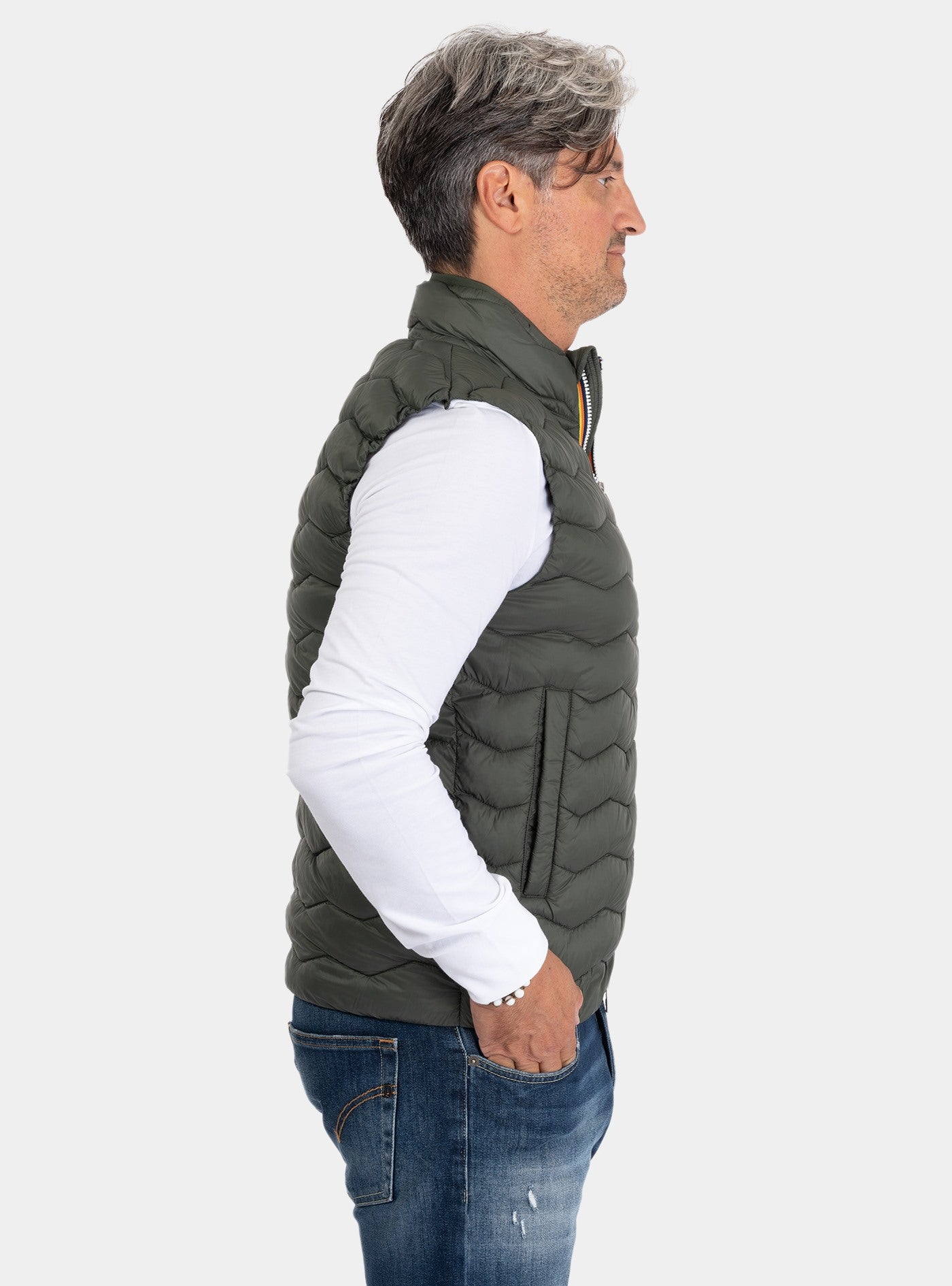 immagine-2-k-way-valen-quilted-warm-green-blackish-smanicato-k6114rw-wmr