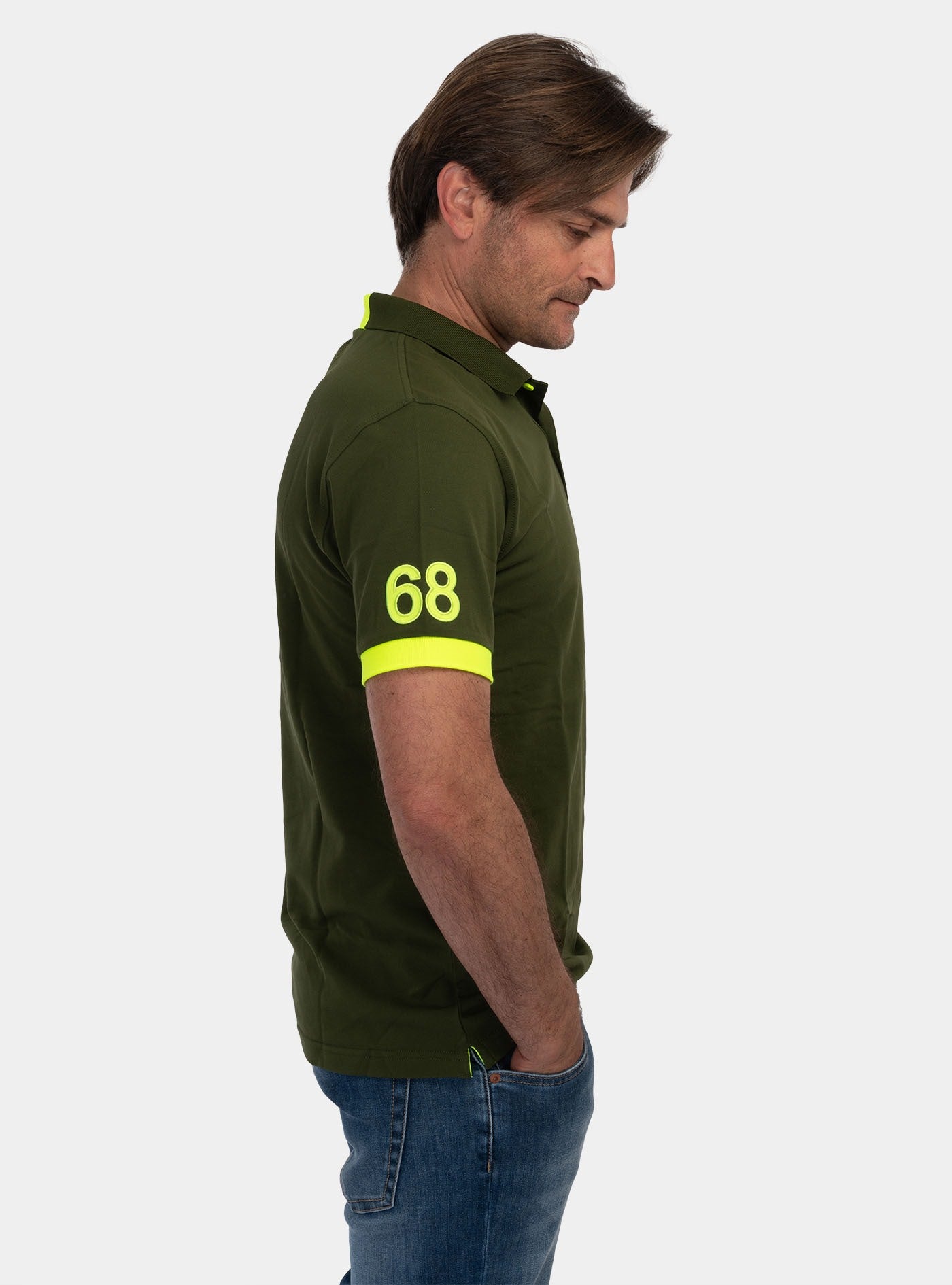 immagine-2-sun-68-polo-logo-fluo-verde-scuro-polo-a34122-37