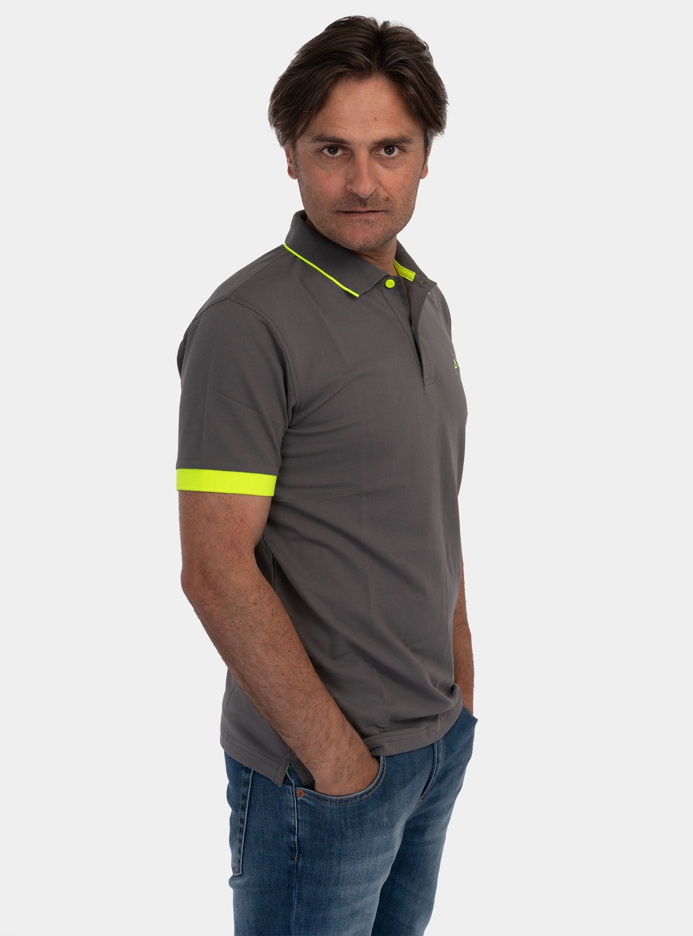 immagine-2-sun-68-polo-small-stripes-fluo-inchiostro-polo-a34120-99