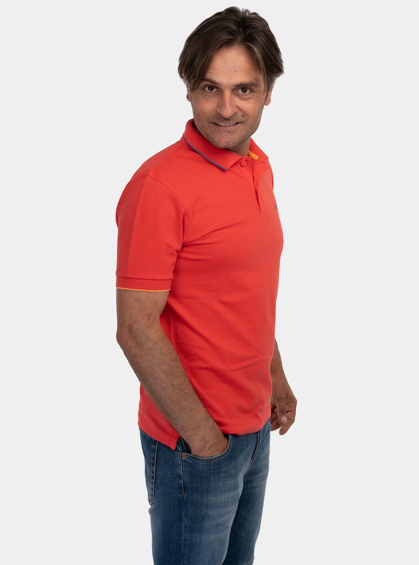 immagine-2-sun-68-polo-small-stripes-on-collar-lampone-polo-a34113-92