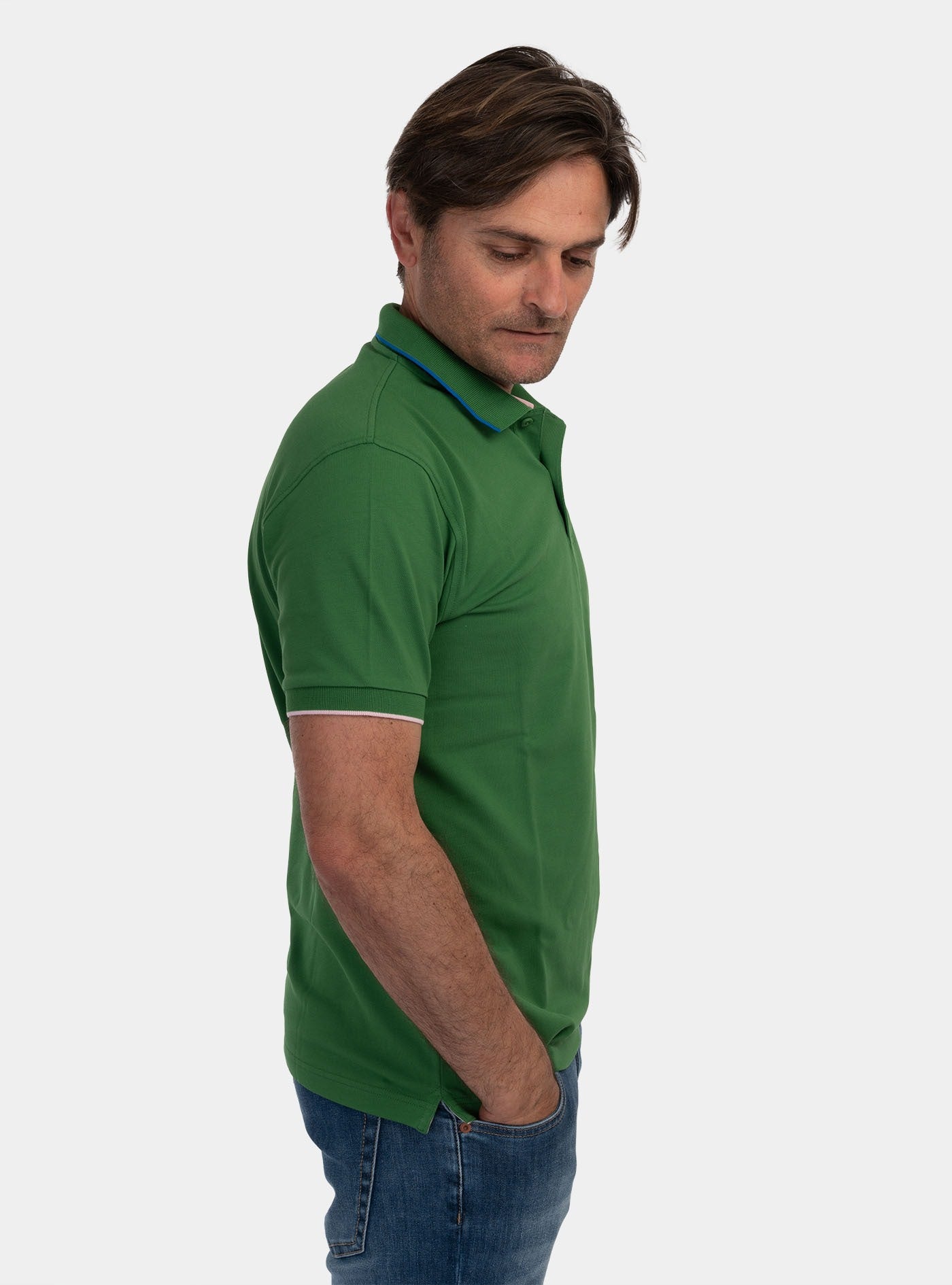 immagine-2-sun-68-polo-small-stripes-on-collar-verde-prato-polo-a34113-88